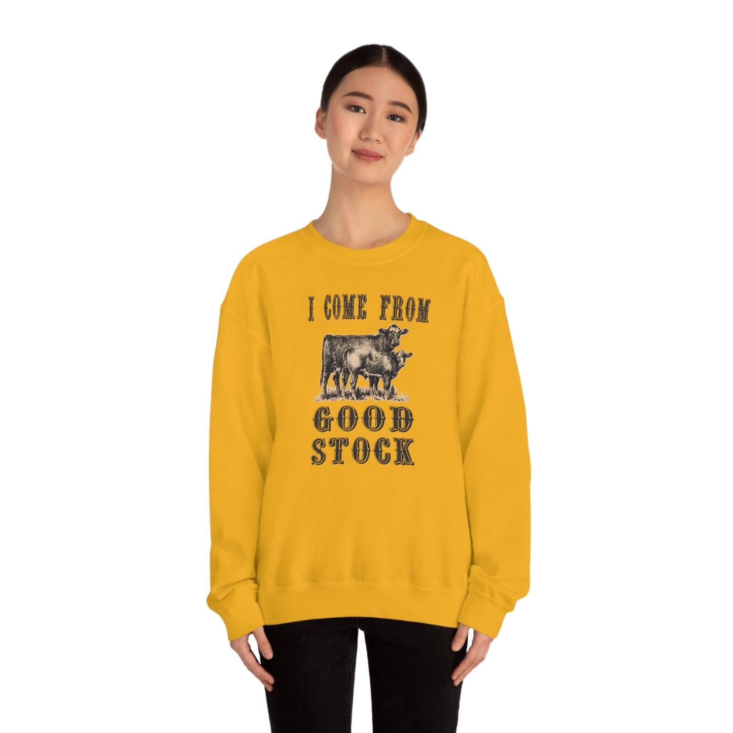 "I come from Good Stock" - Unisex Heavy Blend™ Crewneck Sweatshirt