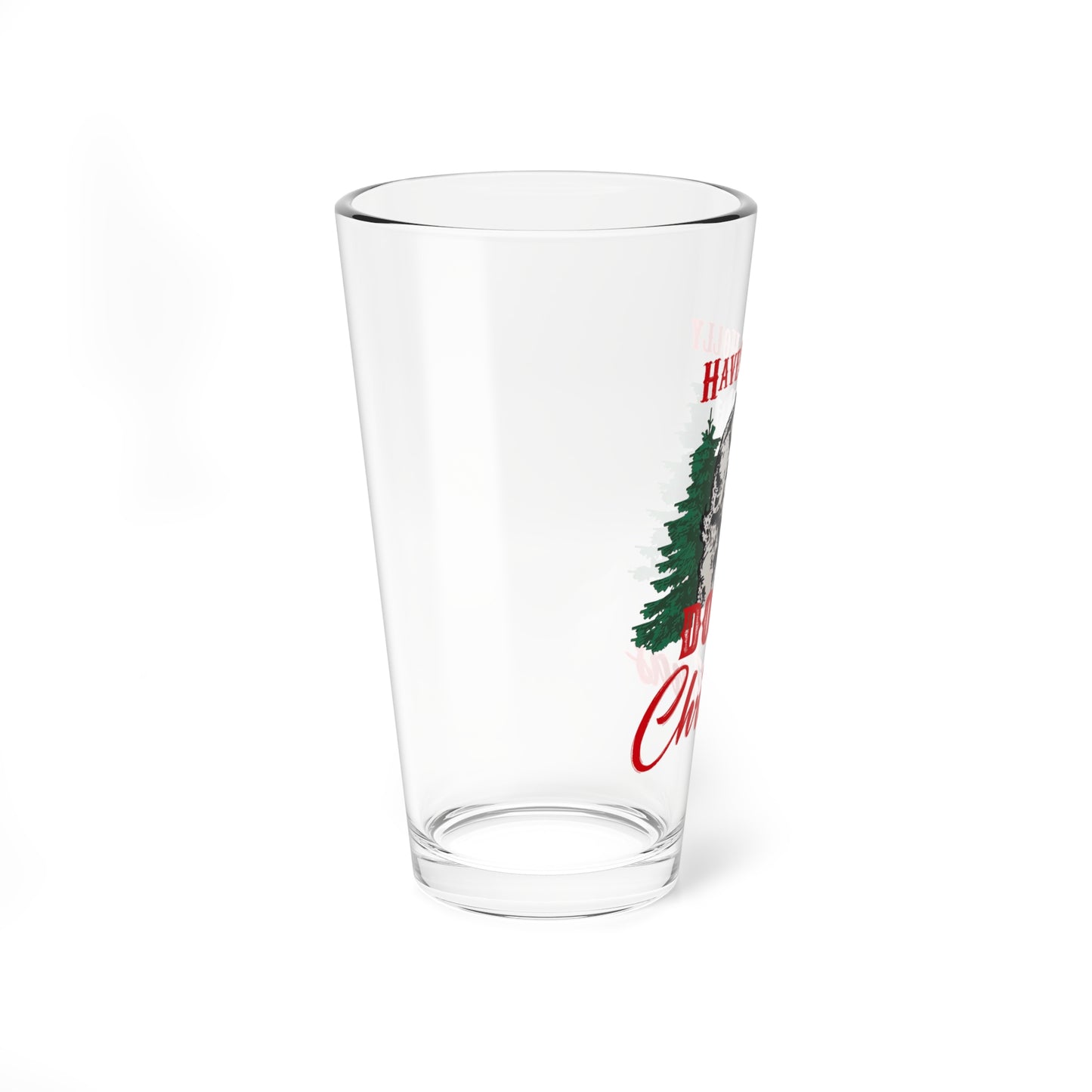 Have a Holly Dolly Christmas Mixing Glass, 16oz
