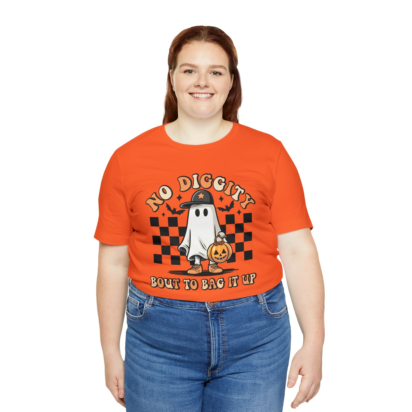 Halloween No Diggity Bout to Bag it Up T-Shirt