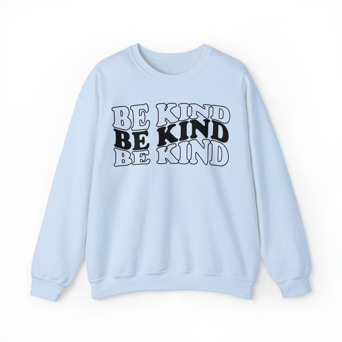 Be Kind Black Logo Unisex Heavy Blend™ Crewneck Sweatshirt