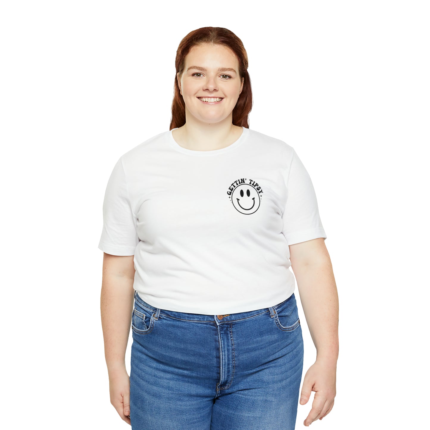 "Errbody in the Lake Gettin' Tipsy" (Front and Back Design) Unisex Jersey Short Sleeve Tee