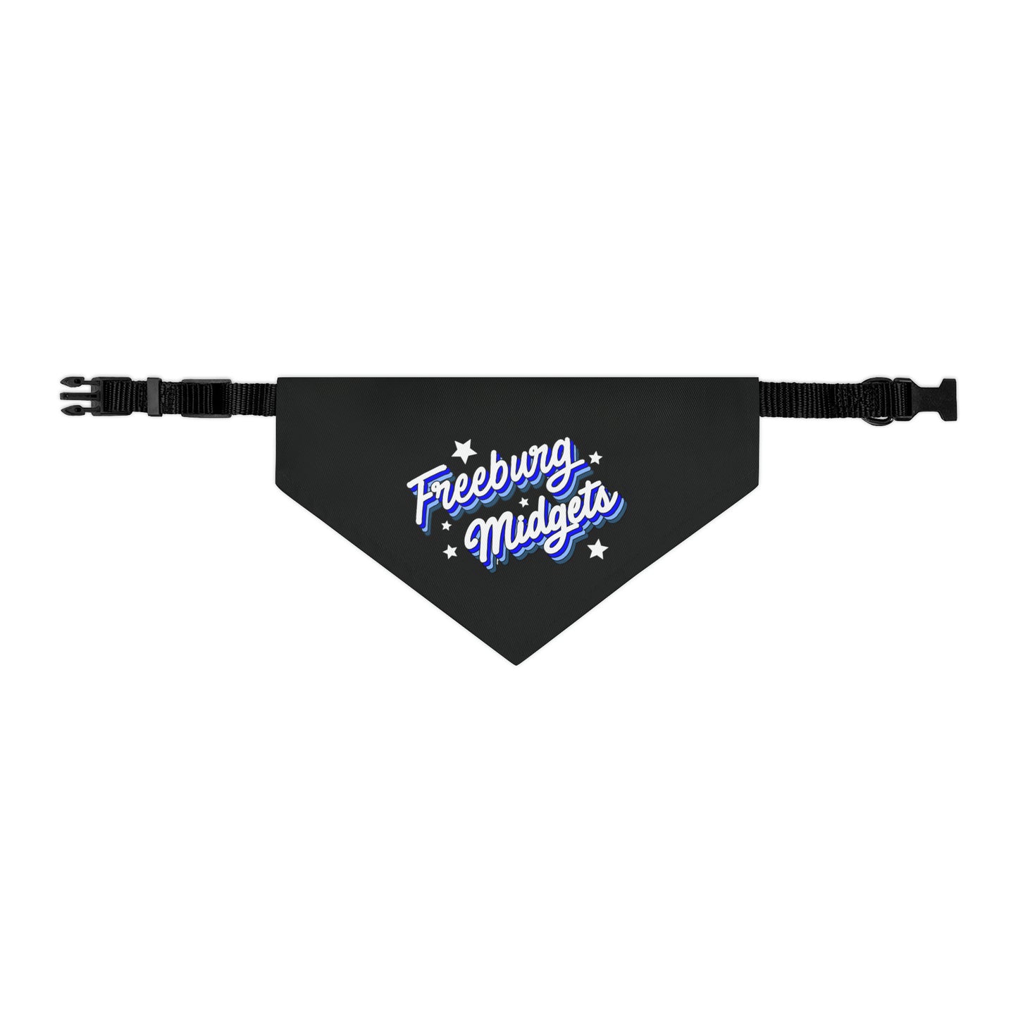 Retro Freeburg Midget Pattern Pet Bandana Collar