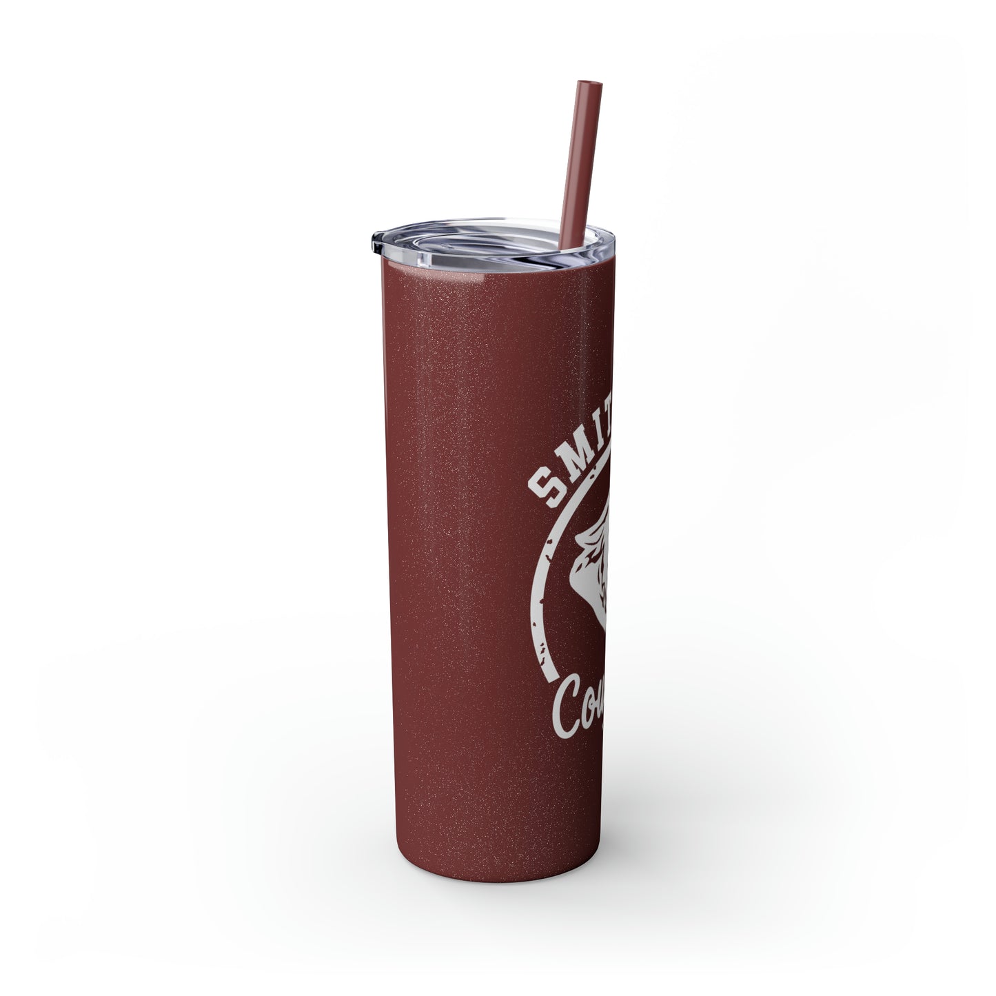 Smithton Cougars Skinny Tumbler with Straw, 20oz