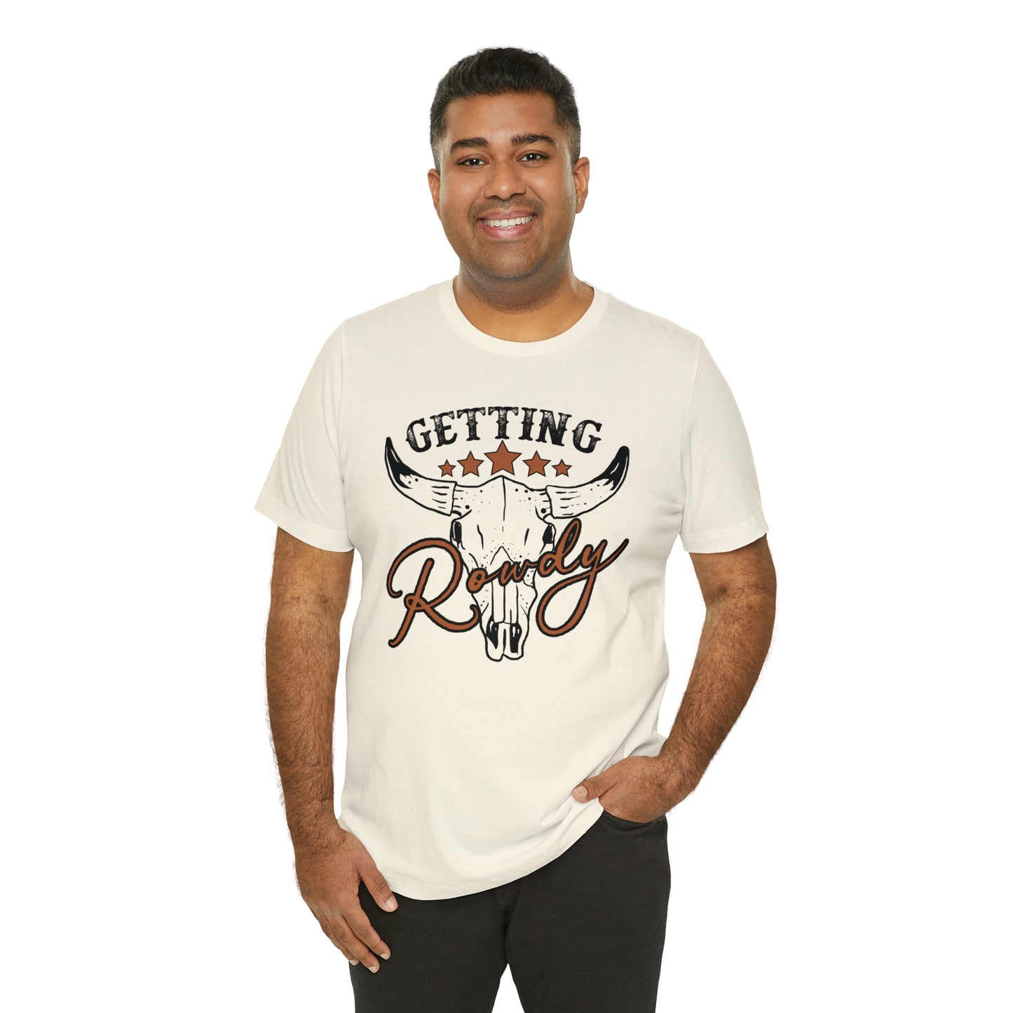 Vintage Getting Rowdy Party/ Bridesmaid/ Groomsman T-Shirt - Black Ink