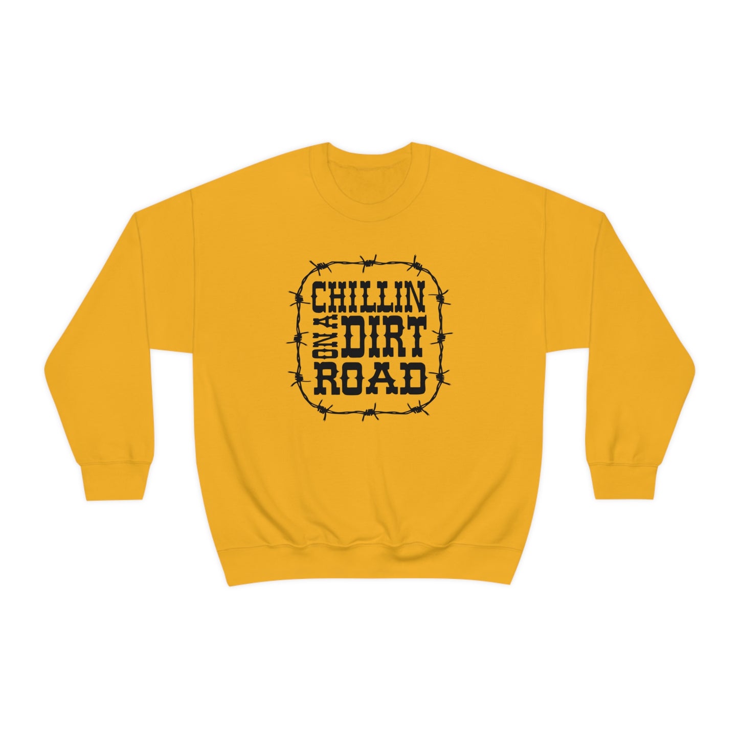 "Chillin' on a Dirt Road" - Unisex Heavy Blend™ Crewneck Sweatshirt