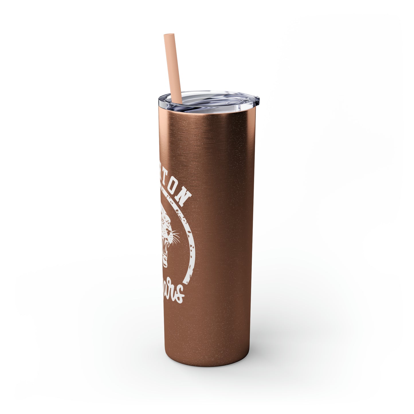 Smithton Cougars Skinny Tumbler with Straw, 20oz