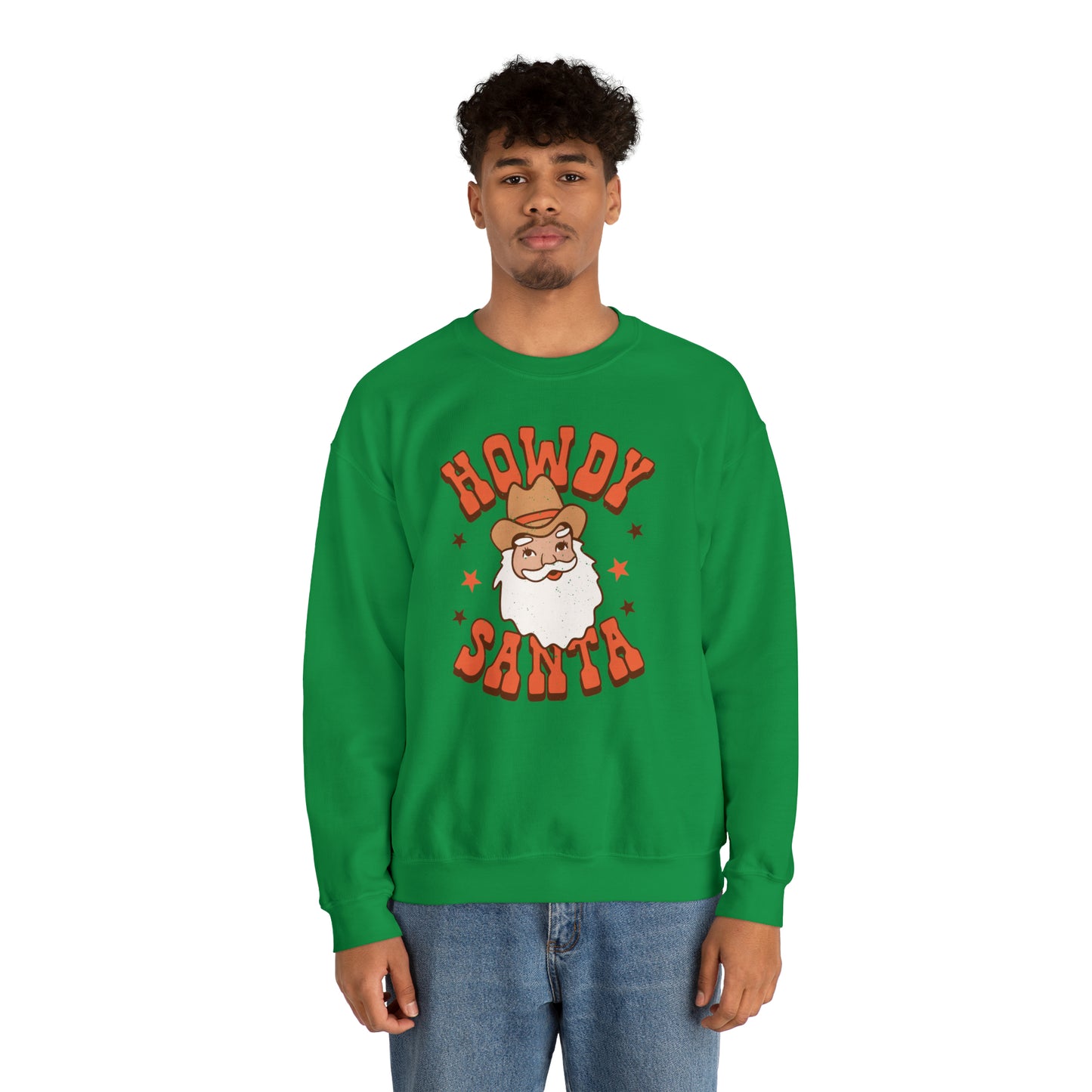 Howdy Santa Heavyweight Crewneck Sweatshirt