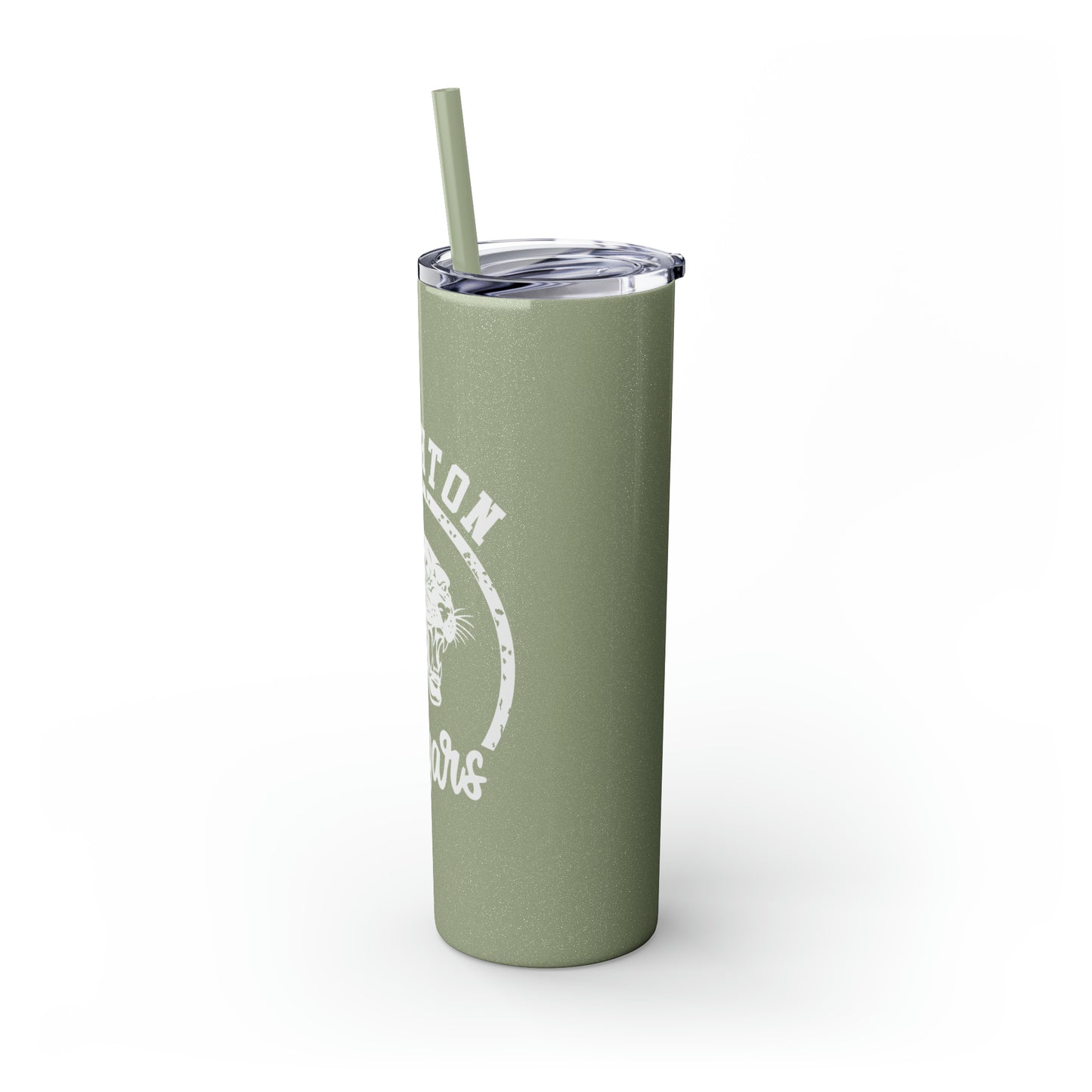 Smithton Cougars Skinny Tumbler with Straw, 20oz