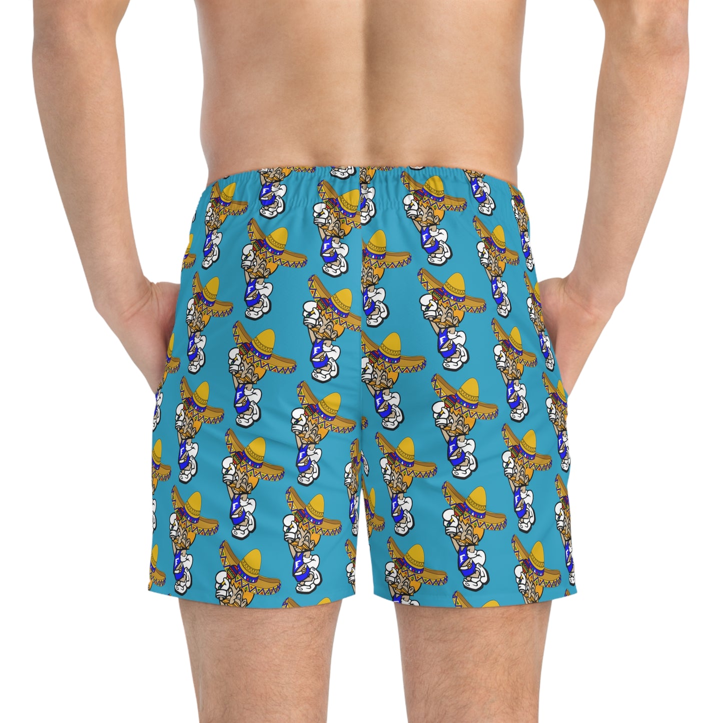 Sombrero Midget Swim Trunks - Turquoise
