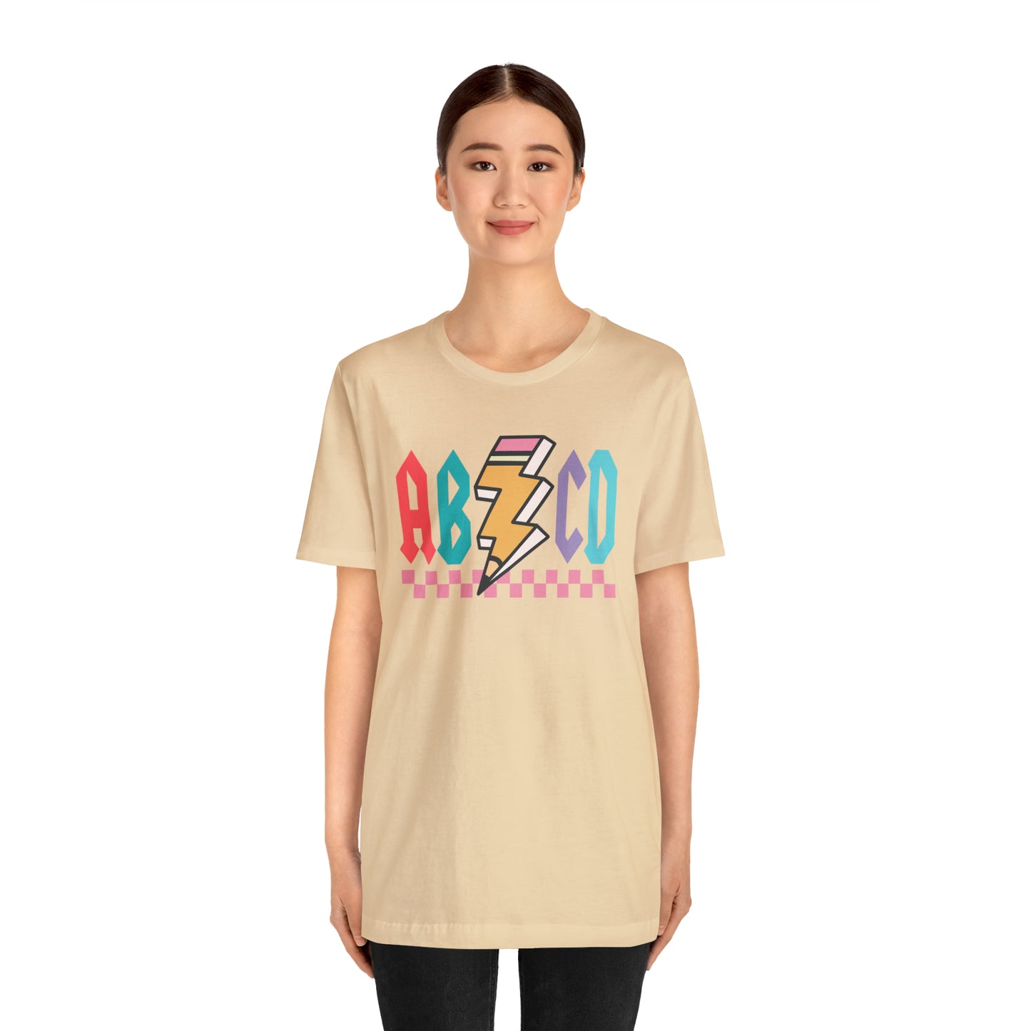 Vintage ABCD Teacher T-Shirt