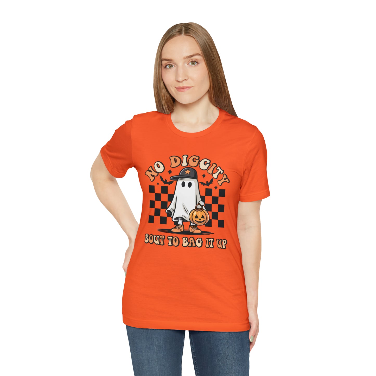 Halloween No Diggity Bout to Bag it Up T-Shirt