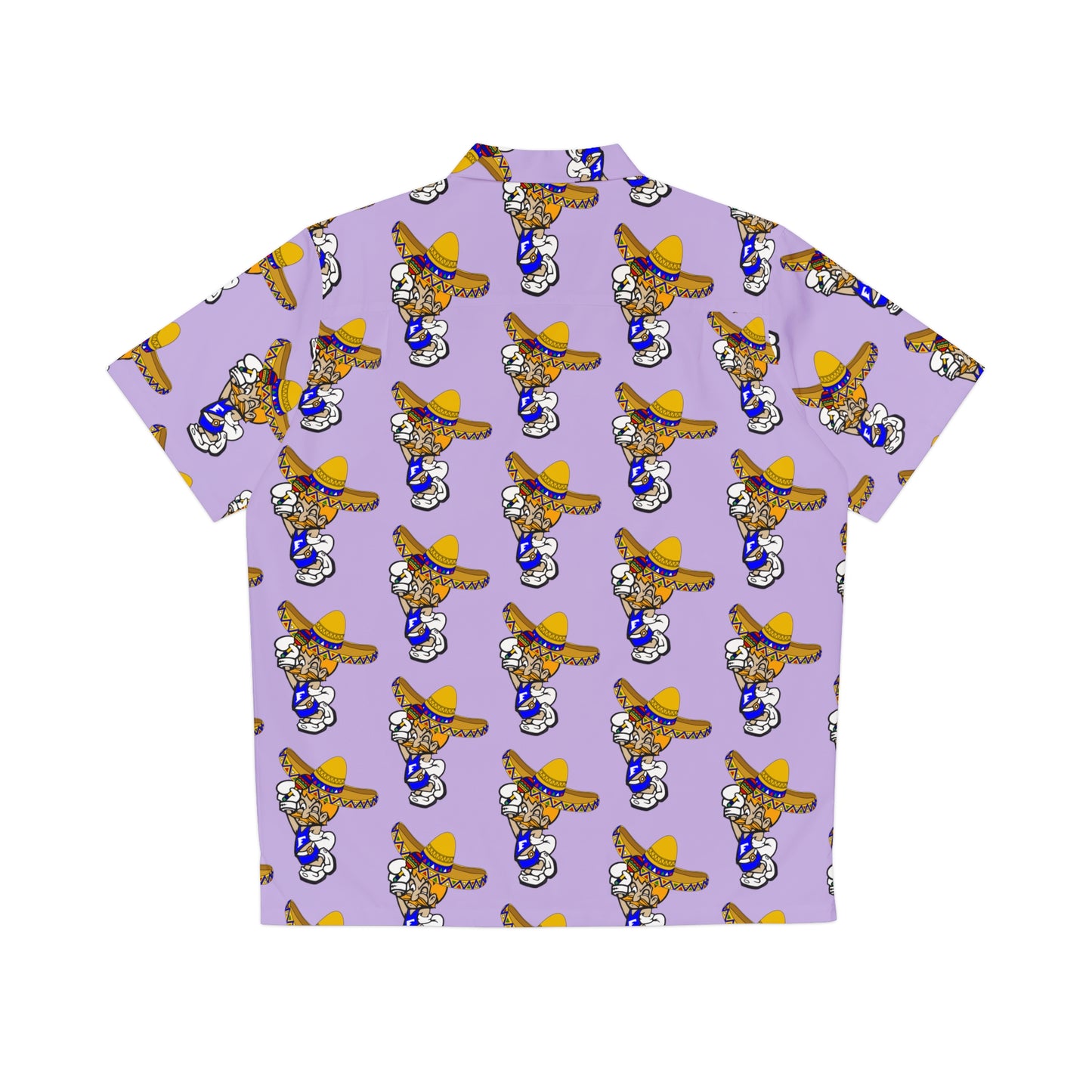 Freeburg Sombrero Midget Men's Hawaiian Shirt - Lavender