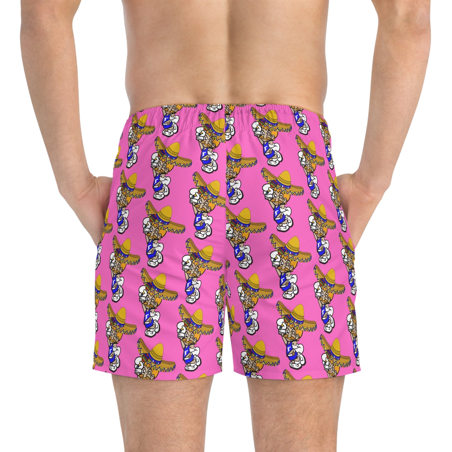 Sombrero Midget Swim Trunks - Pink