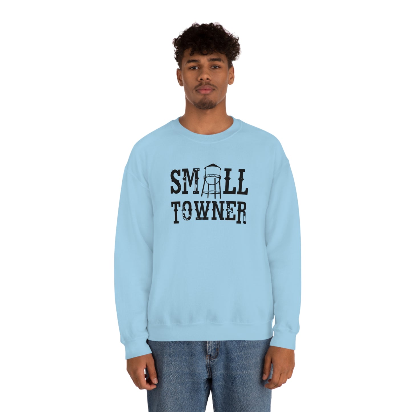 "Small Towner" - Unisex Heavy Blend™ Crewneck Sweatshirt