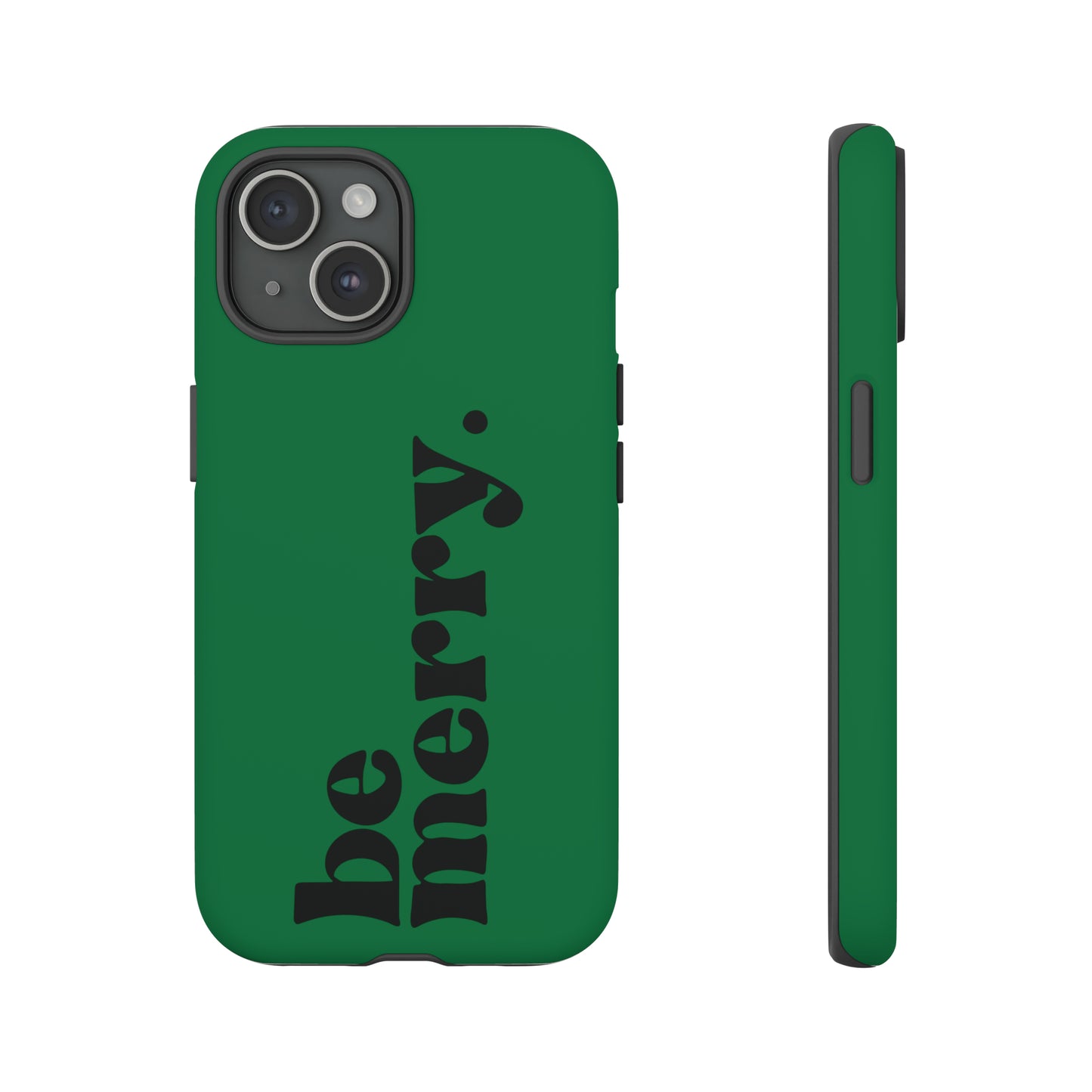 be merry Christmas/ Holiday Apple iPhone Tough Cases
