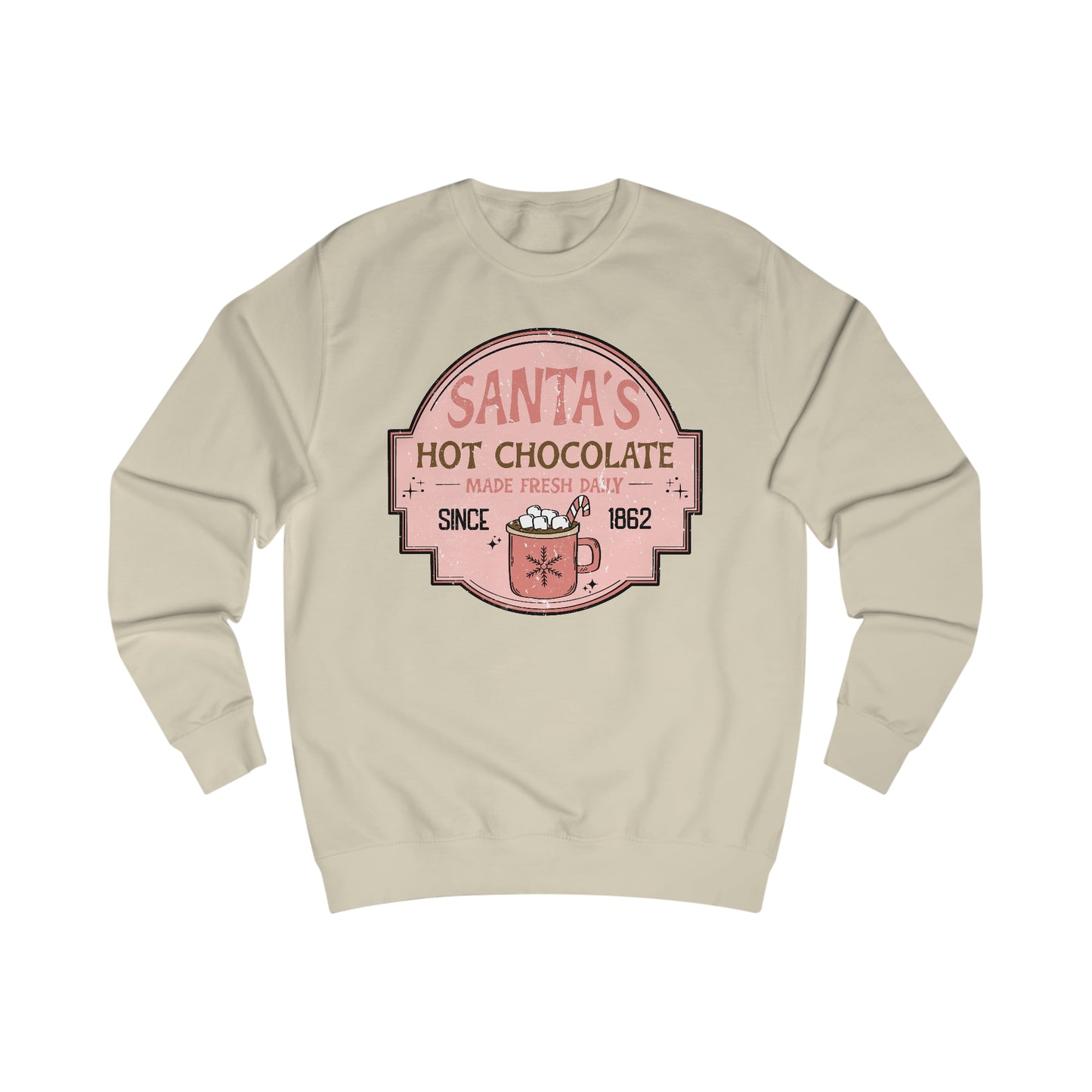 Santa's Hot Chocolate Christmas / Holiday Unisex Heavy Blend™ Crewneck Sweatshirt
