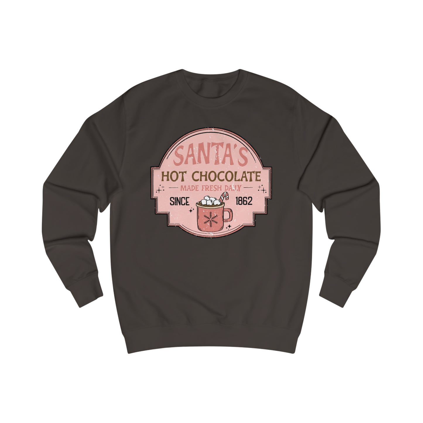 Santa's Hot Chocolate Christmas / Holiday Unisex Heavy Blend™ Crewneck Sweatshirt