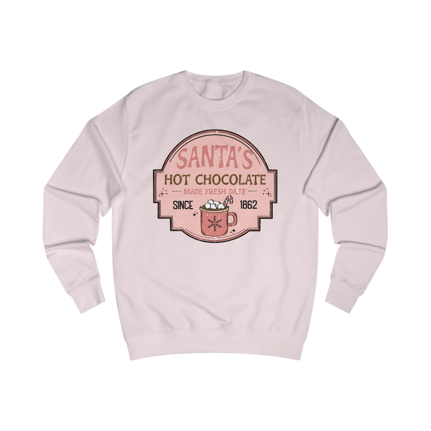 Santa's Hot Chocolate Christmas / Holiday Unisex Heavy Blend™ Crewneck Sweatshirt
