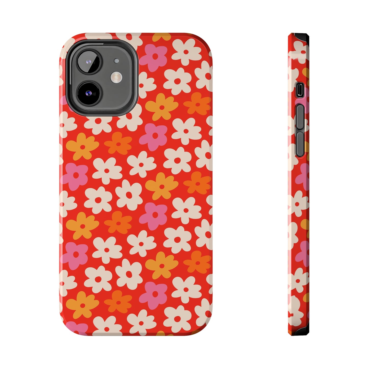 Flower Retro Tough Phone Cases