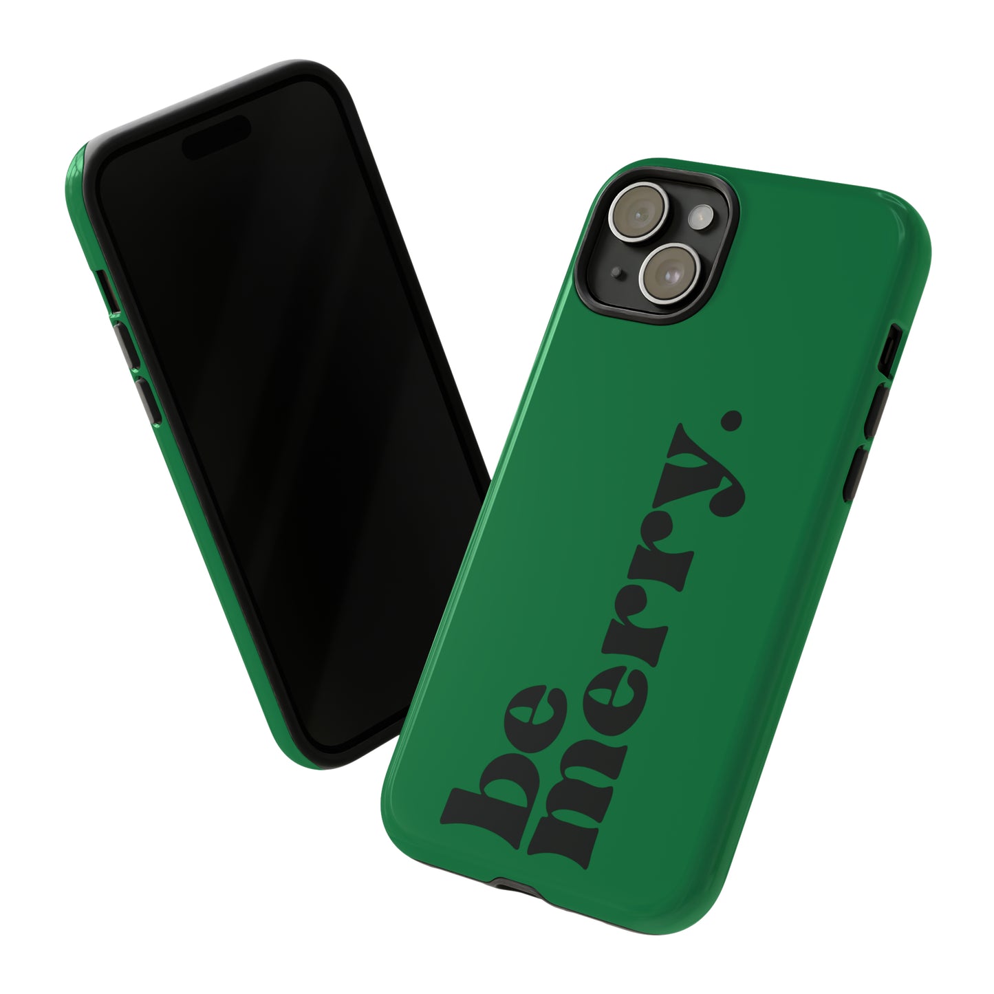 be merry Christmas/ Holiday Apple iPhone Tough Cases