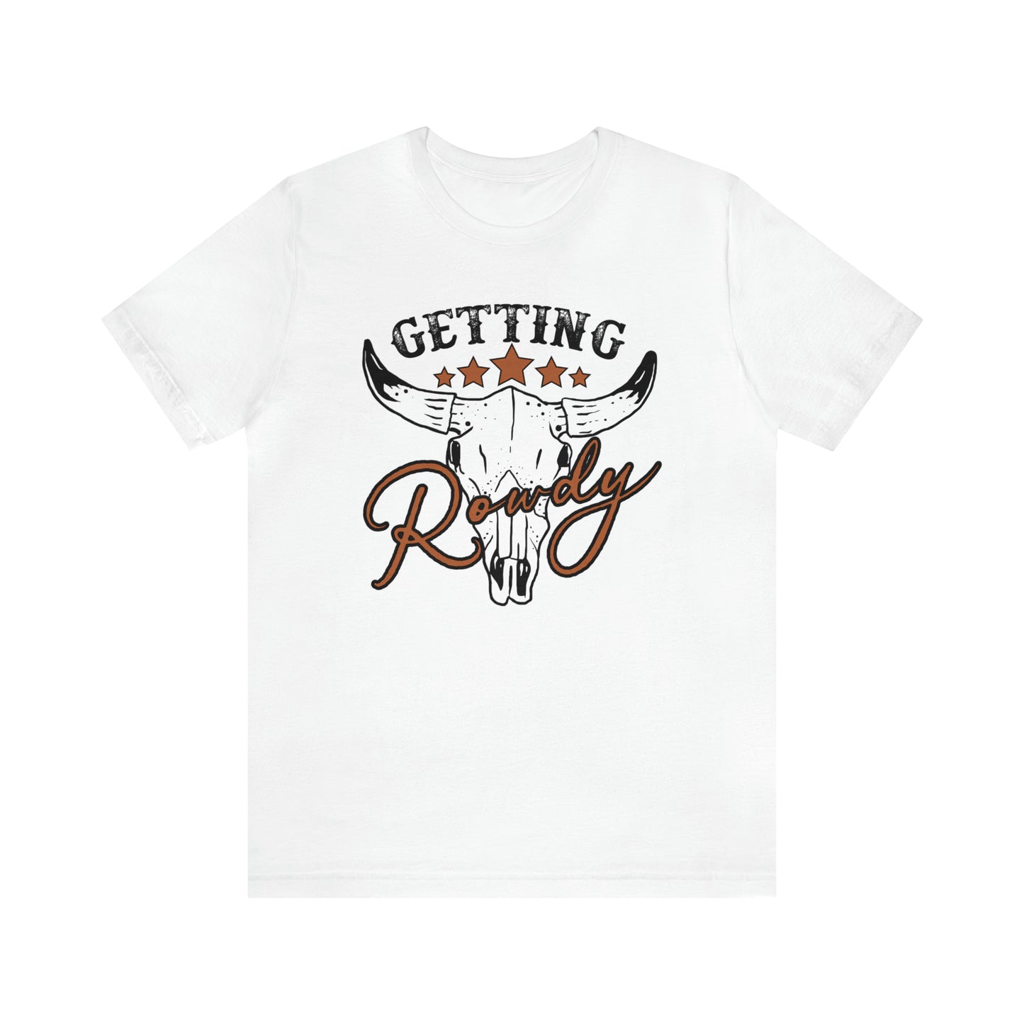 Vintage Getting Rowdy Party/ Bridesmaid/ Groomsman T-Shirt - Black Ink