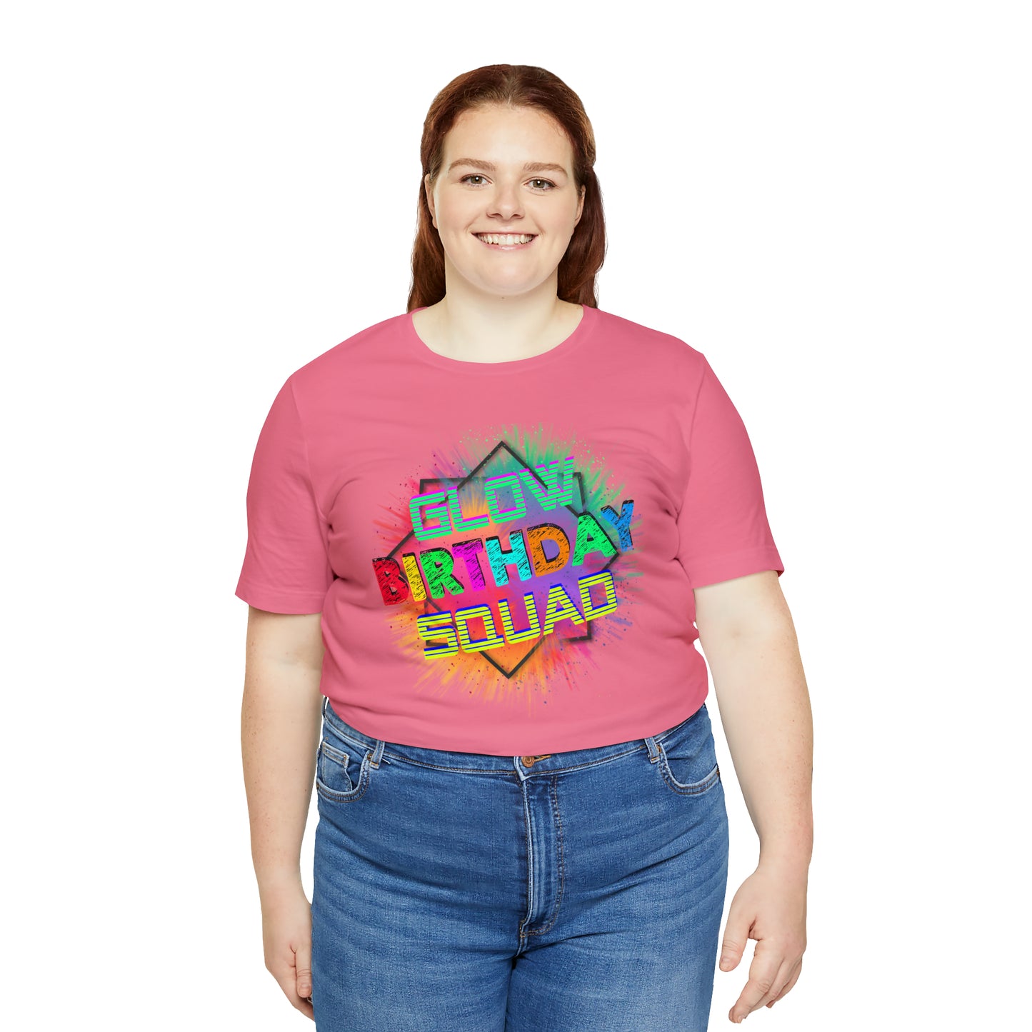Glow Birthday Squad T-Shirt