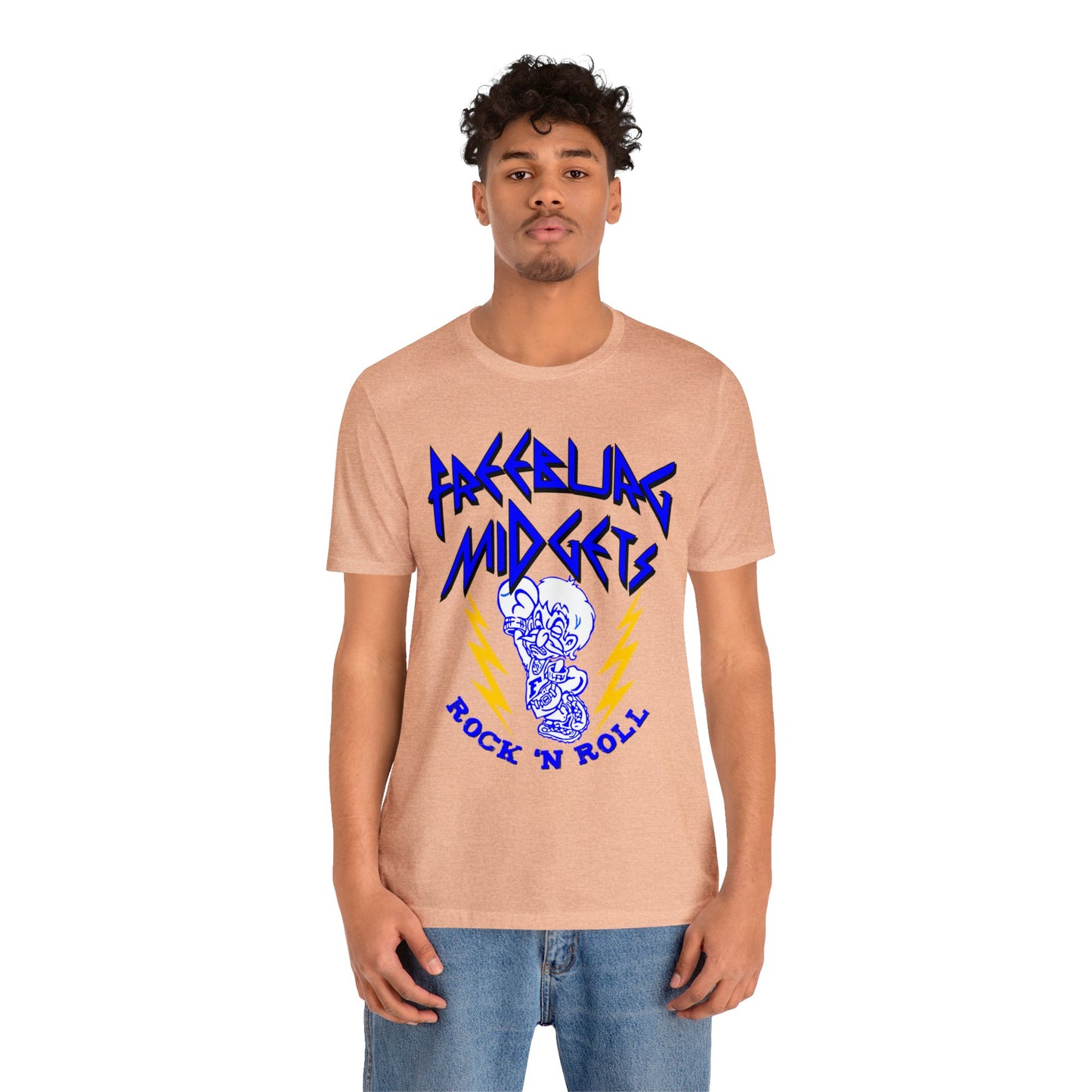 Freeburg Midgets Rock and Roll Bella Jersey Short Sleeve Tee (Unisex)