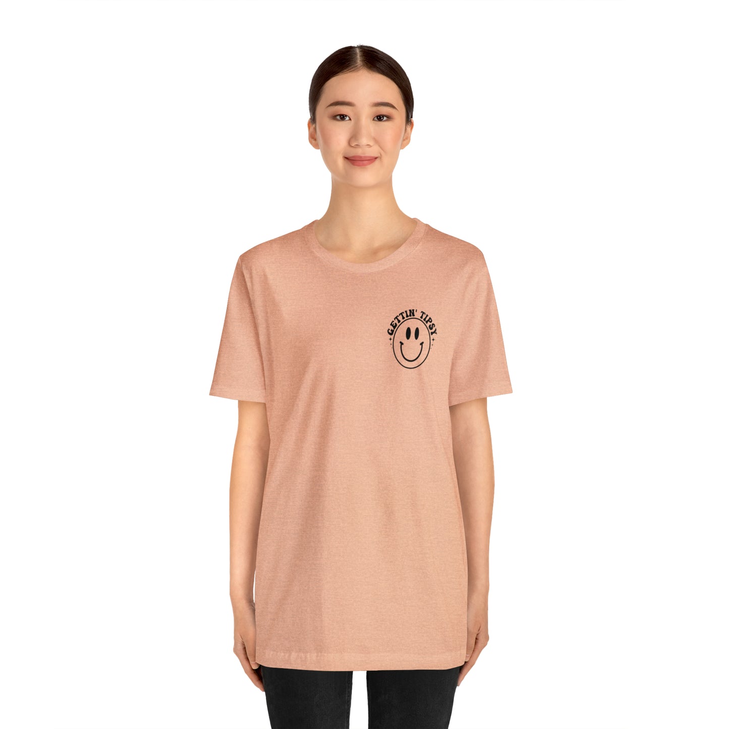 "Errbody in the Lake Gettin' Tipsy" (Front and Back Design) Unisex Jersey Short Sleeve Tee