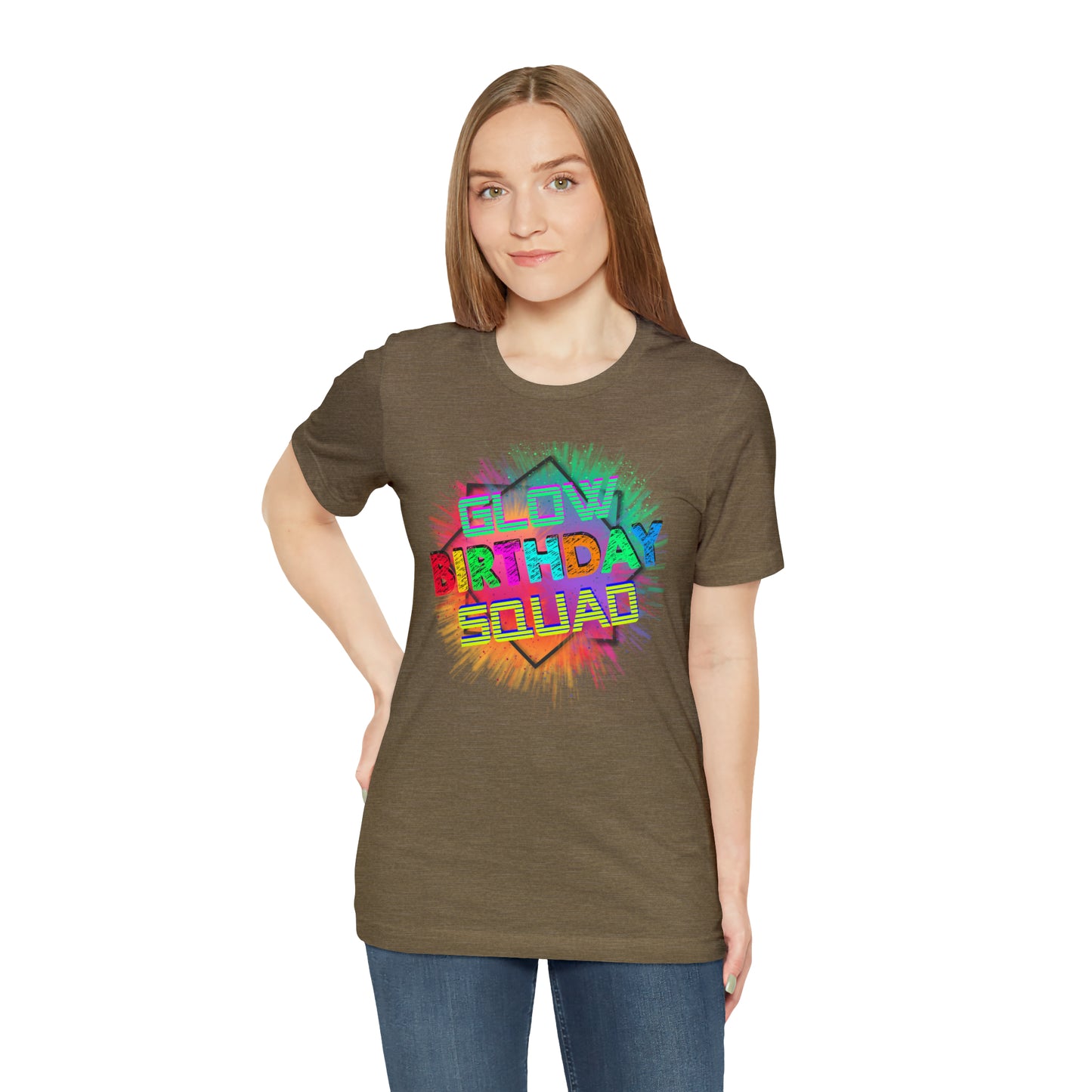 Glow Birthday Squad T-Shirt