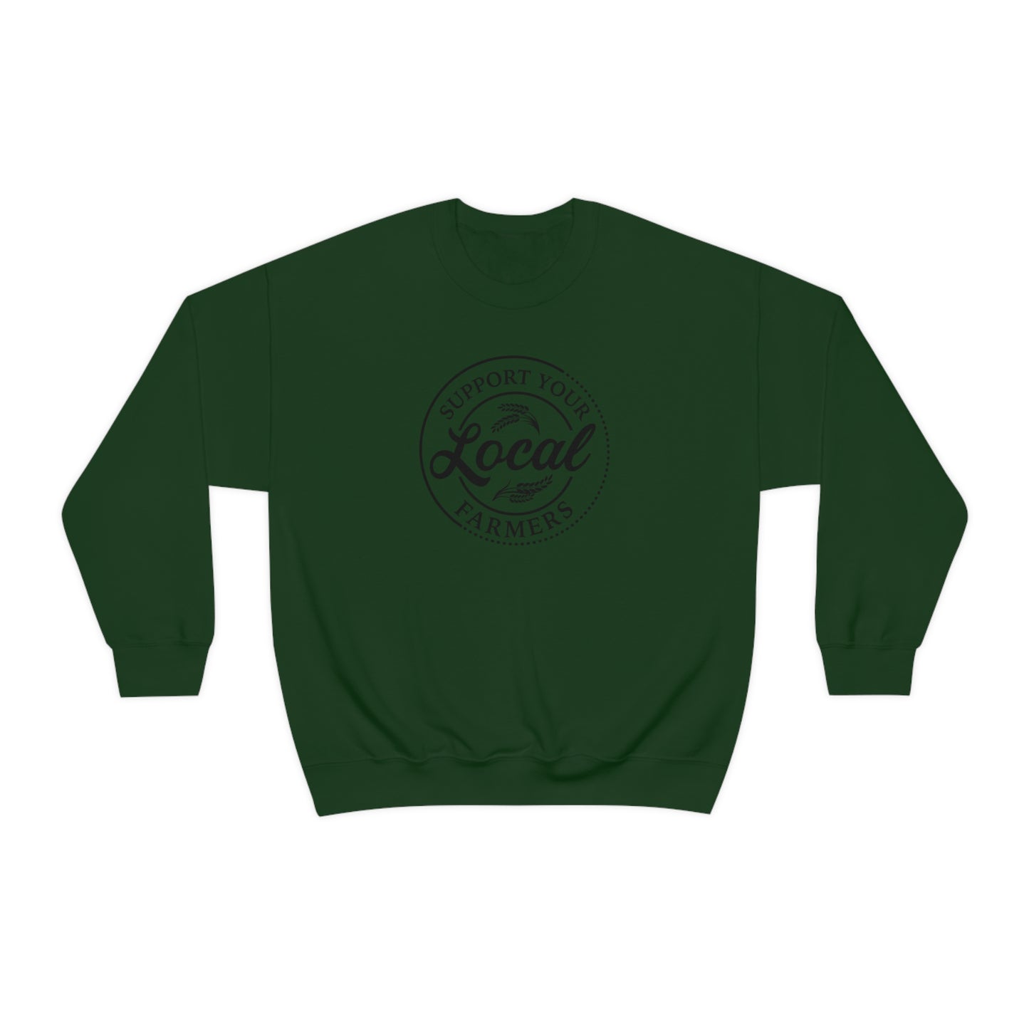 "Support Your Local Farmers" - Unisex Heavy Blend™ Crewneck Sweatshirt