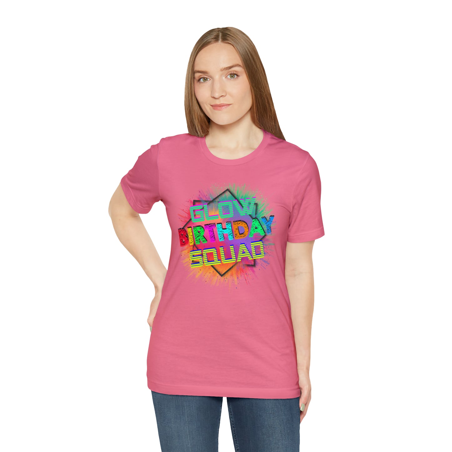 Glow Birthday Squad T-Shirt