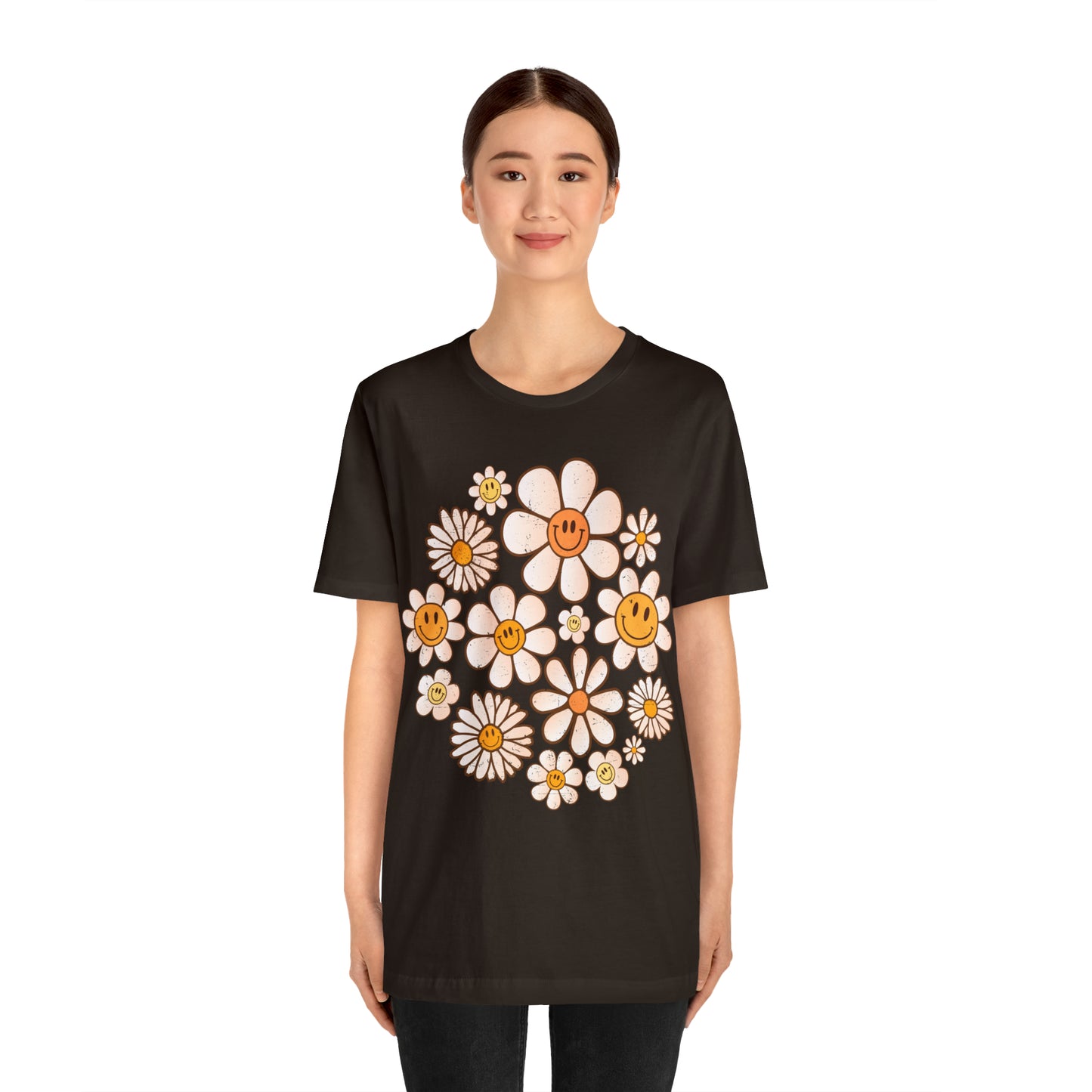 Distressed Smiling Daisies T-Shirt
