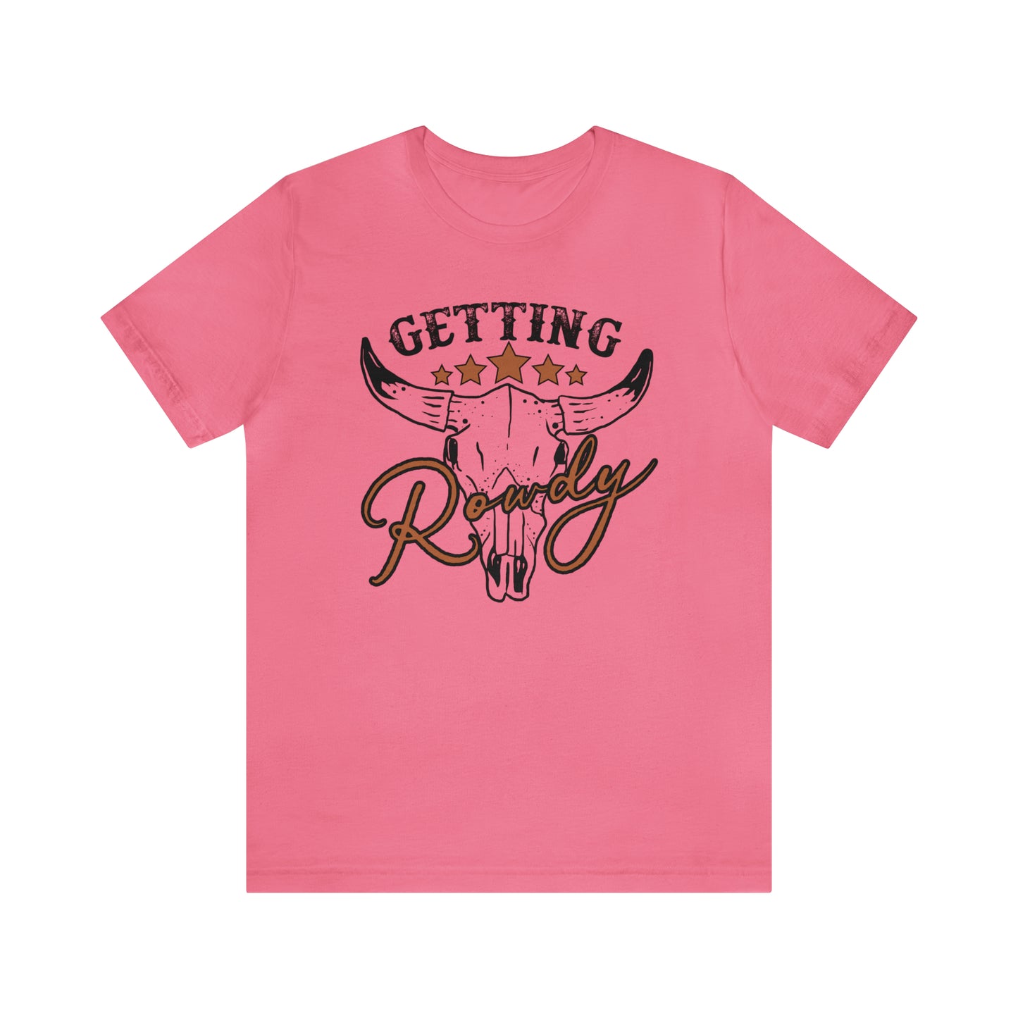 Vintage Getting Rowdy Party/ Bridesmaid/ Groomsman T-Shirt - Black Ink