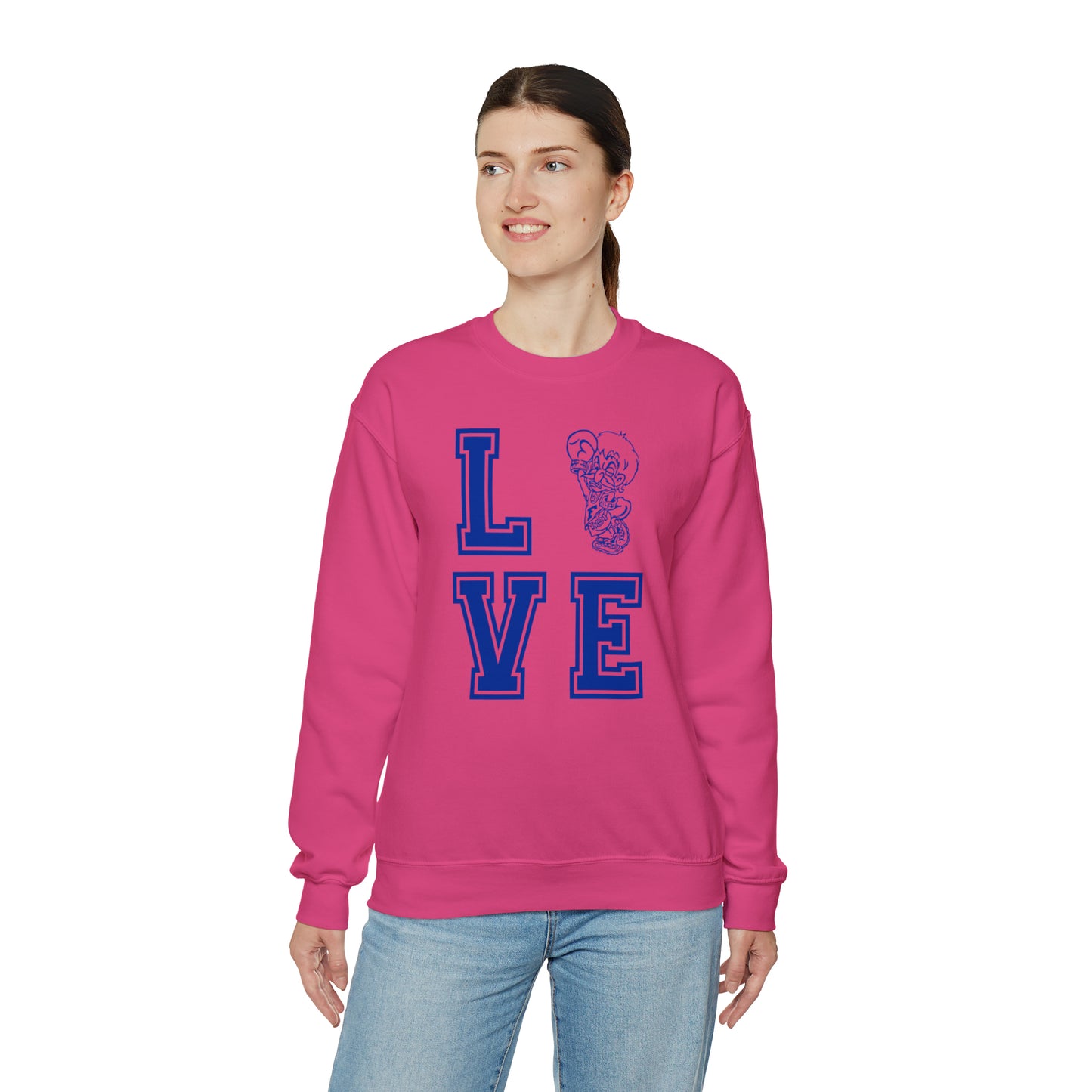 "Love Freeburg Midgets" Unisex Heavy Blend™ Crewneck Sweatshirt