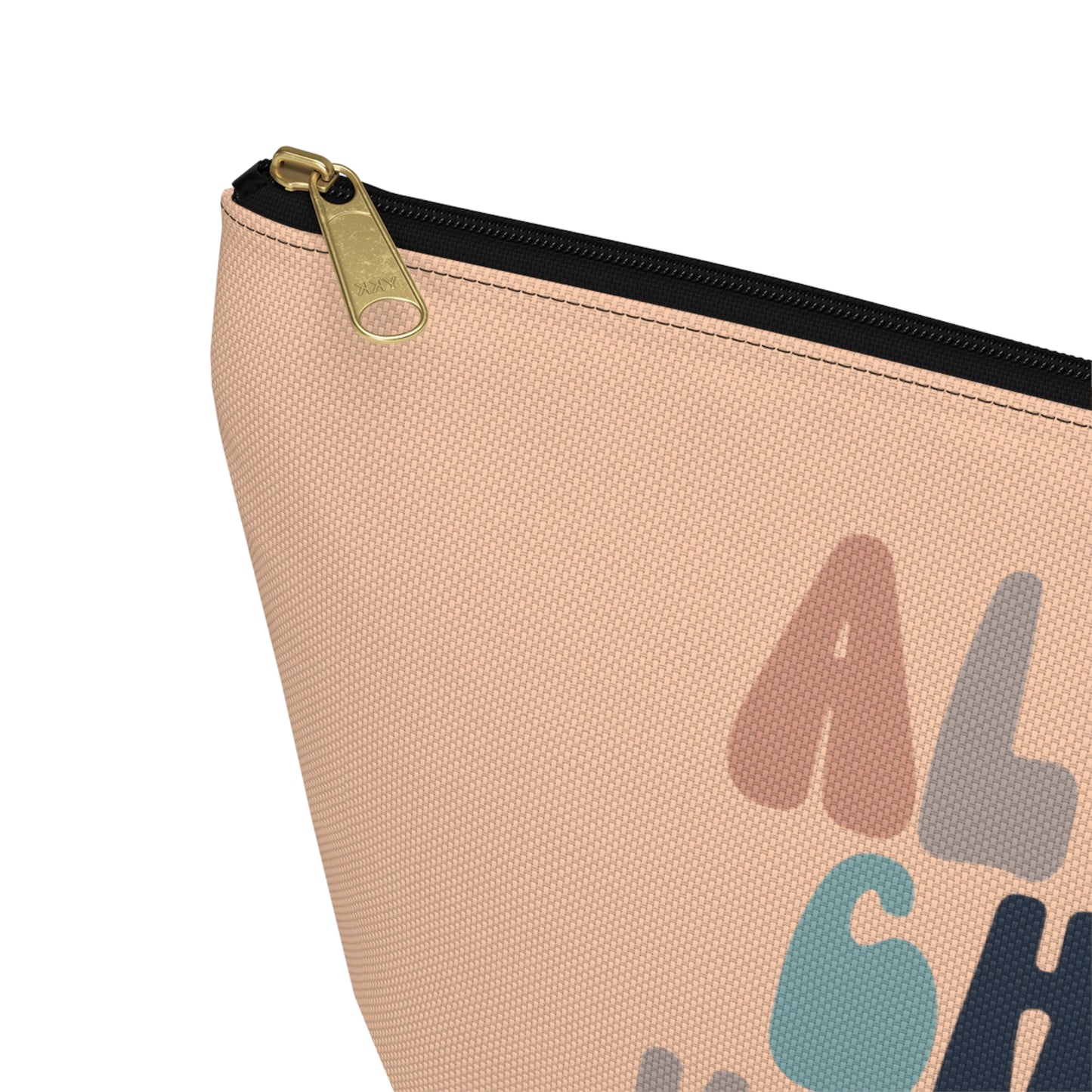 Always Choose Kindness Print Design Accessory Pouch w T-bottom