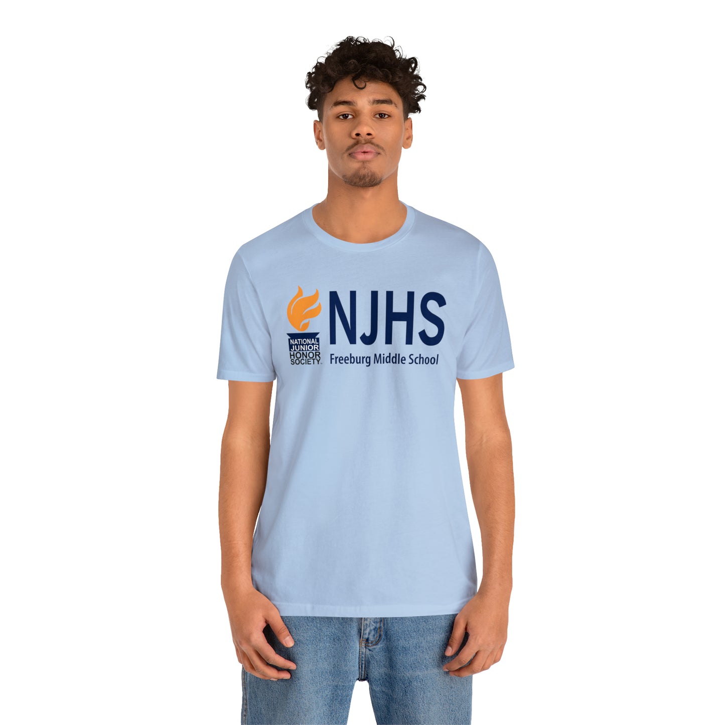 Freeburg Middle School Golden Torch NJHS Bella Jersey Short Sleeve Tee (Unisex)