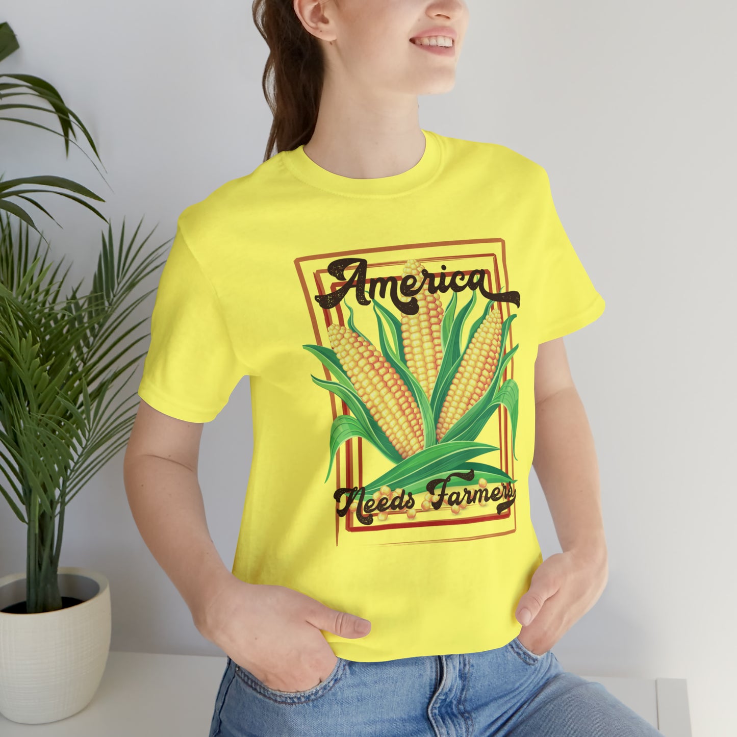 America Needs Farmers Unisex Jersey Short Sleeve Tee