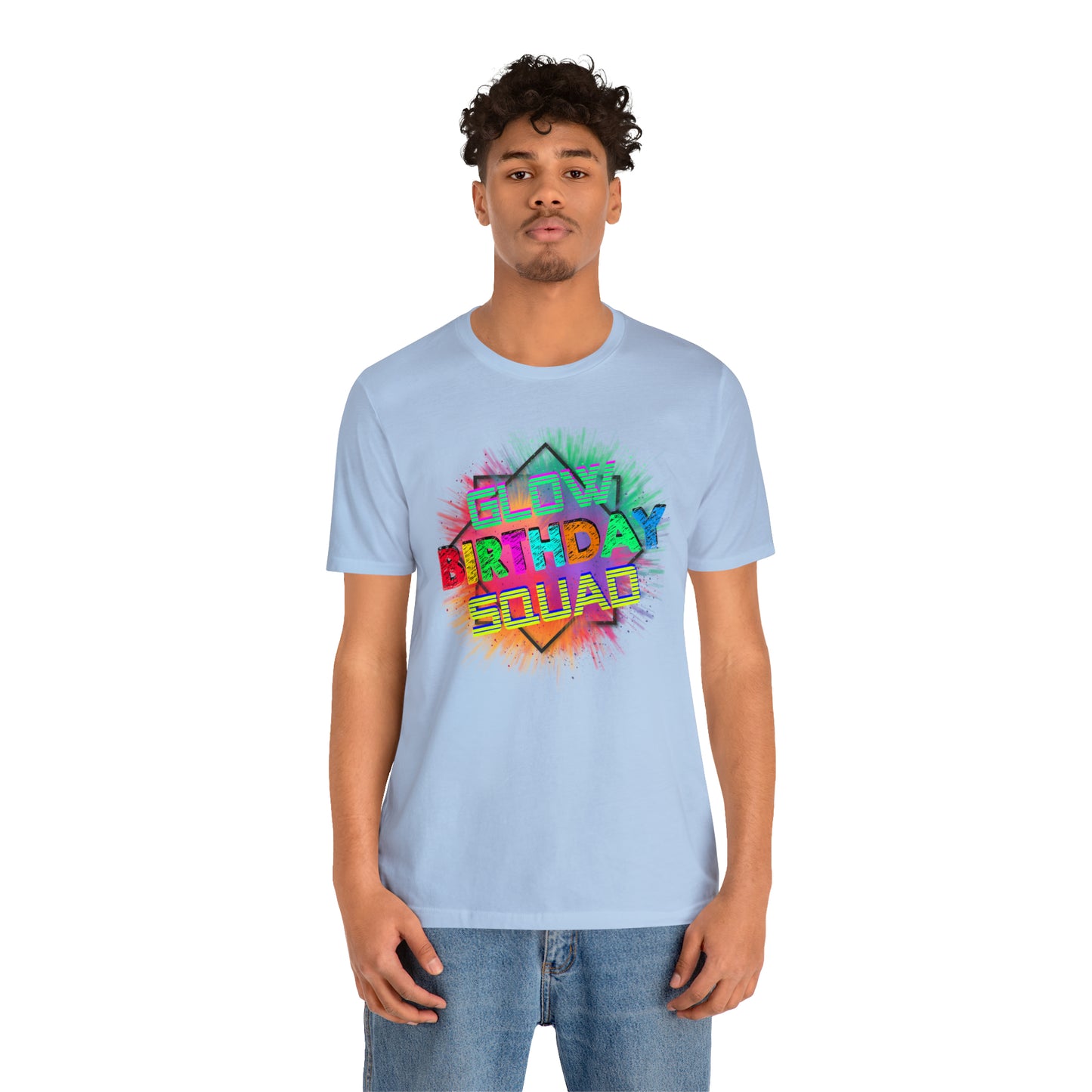 Glow Birthday Squad T-Shirt