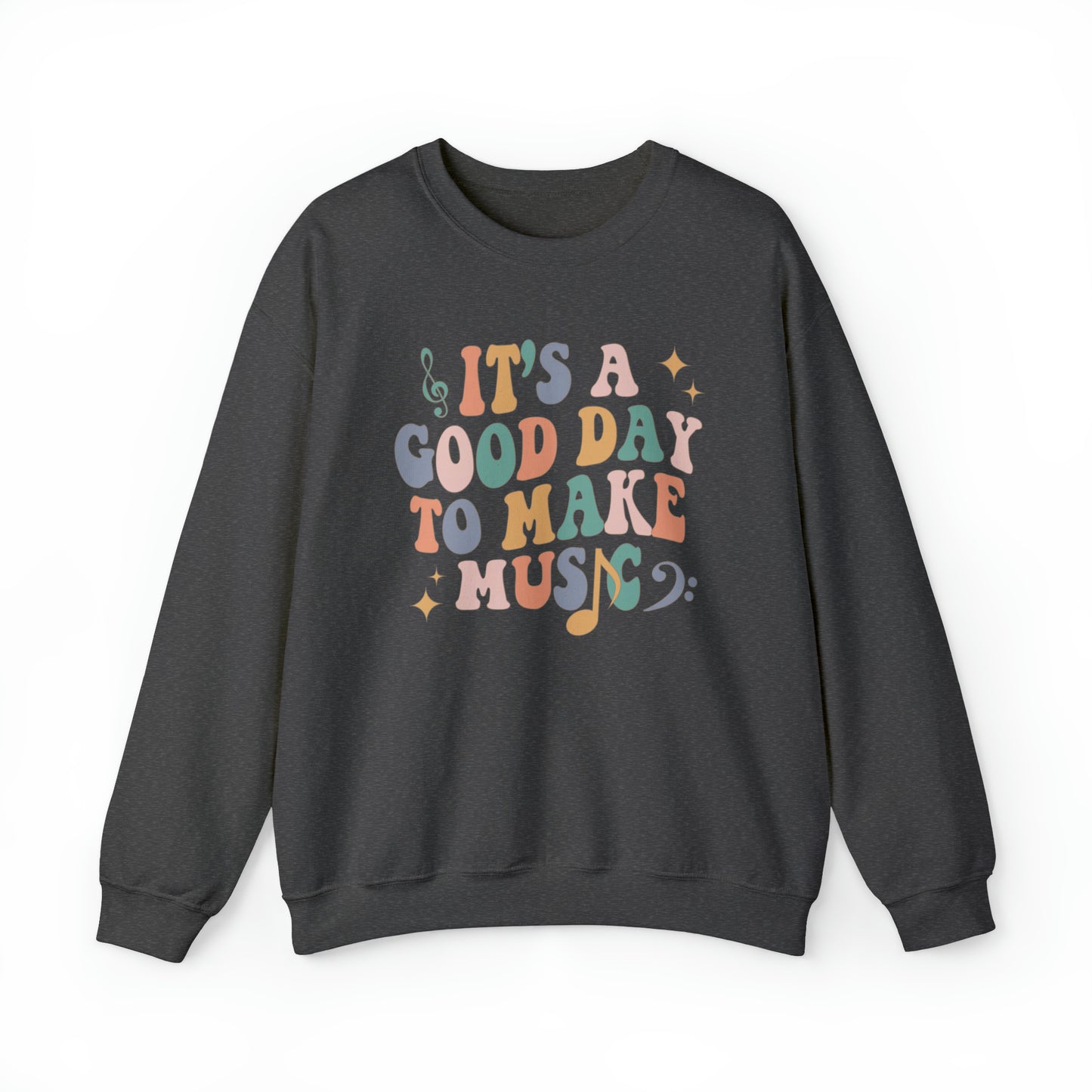 It's a Good Day to Make Music Heavyweight Crewneck Sweatshirt