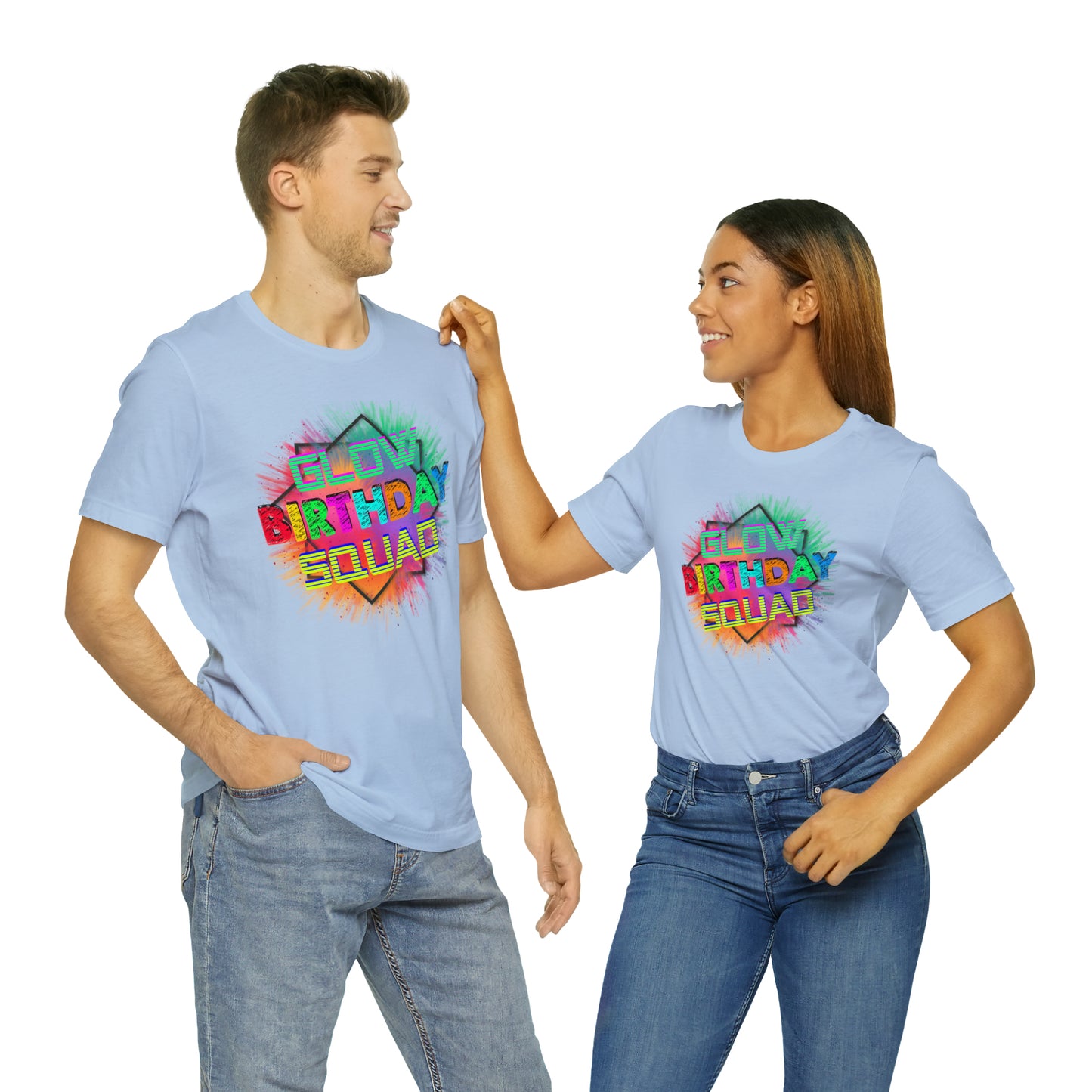 Glow Birthday Squad T-Shirt