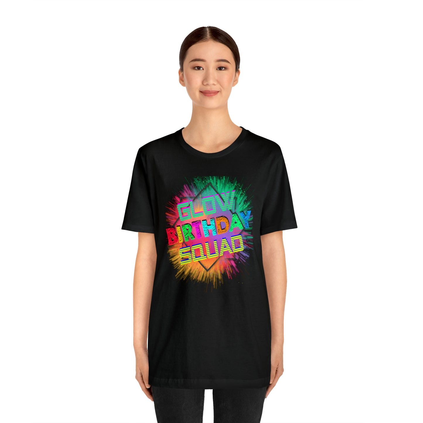 Glow Birthday Squad T-Shirt