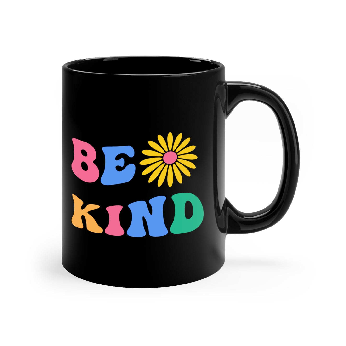Be Kind 11oz Black Mug