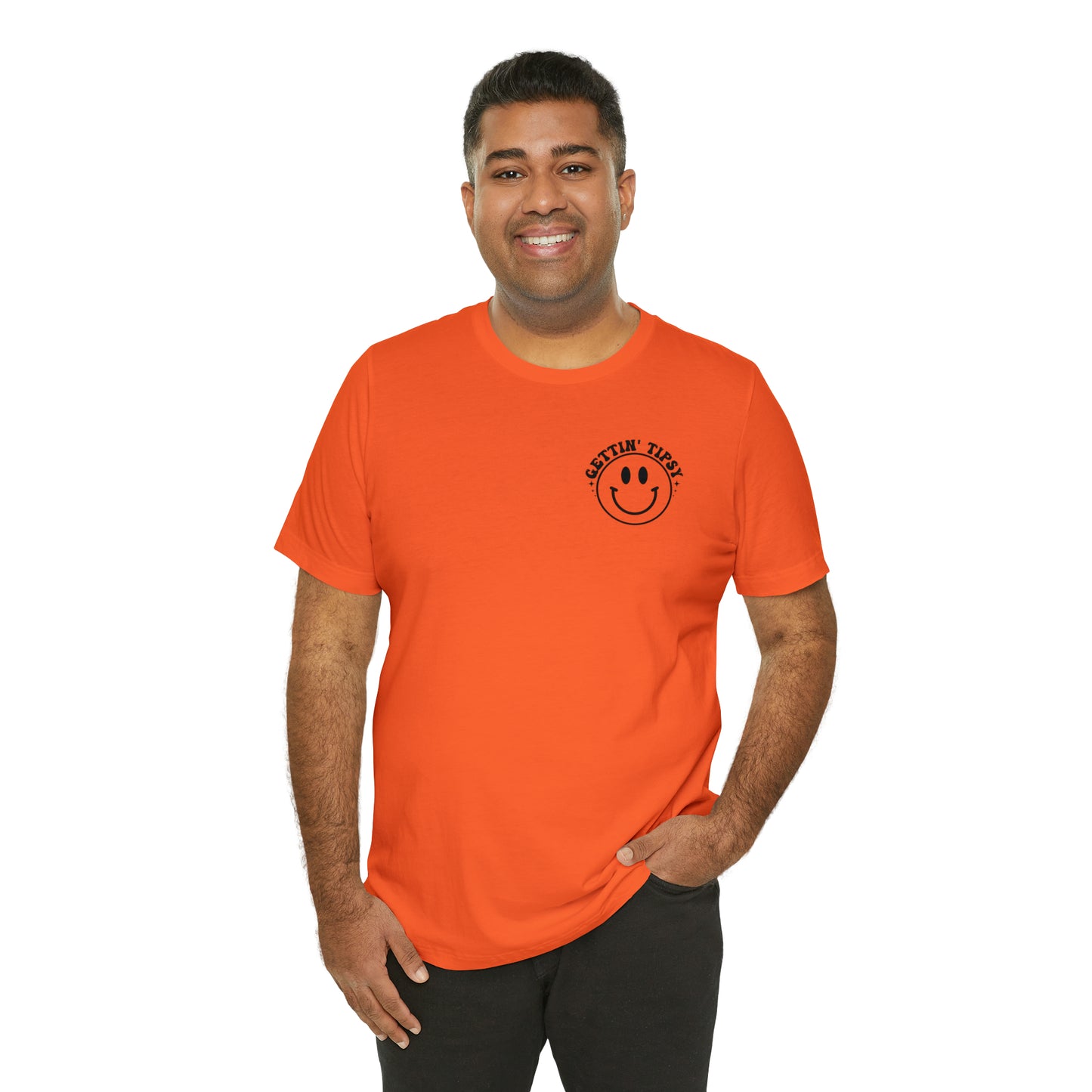 "Errbody in the Lake Gettin' Tipsy" (Front and Back Design) Unisex Jersey Short Sleeve Tee