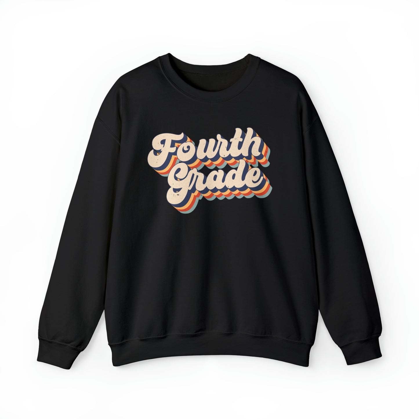 Retro Fourth Grade Unisex Heavy Blend™ Crewneck Sweatshirt