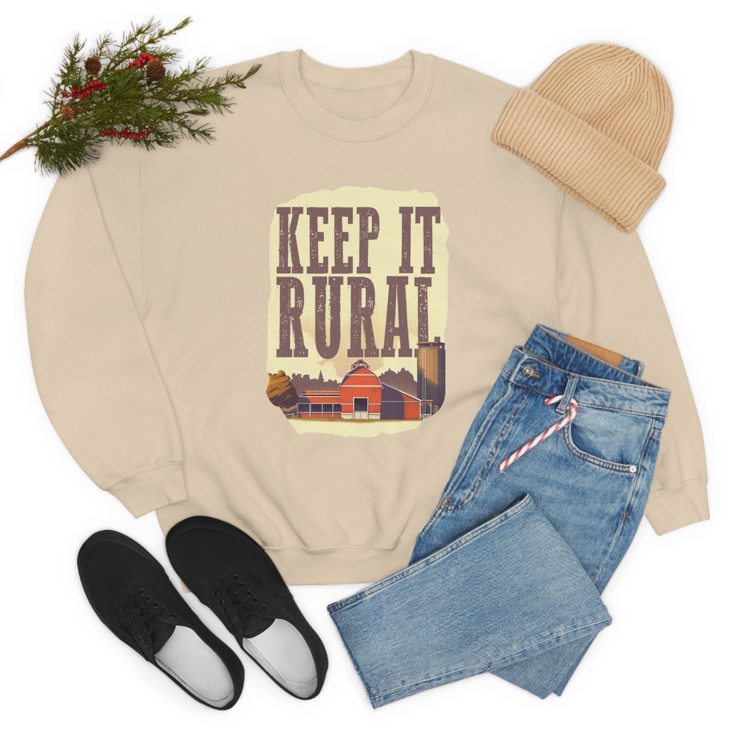 "Keep It Rural" - Unisex Heavy Blend™ Crewneck Sweatshirt