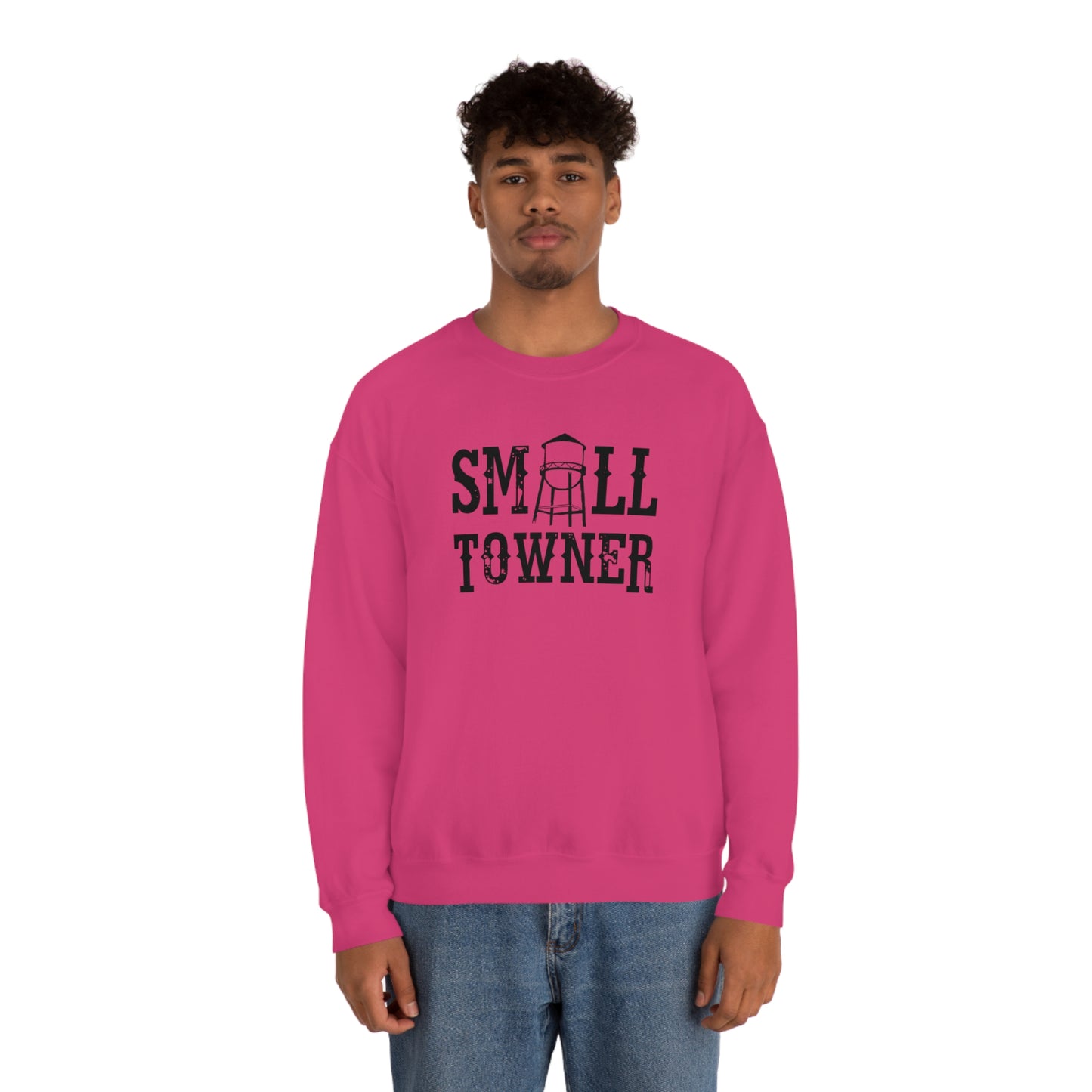 "Small Towner" - Unisex Heavy Blend™ Crewneck Sweatshirt