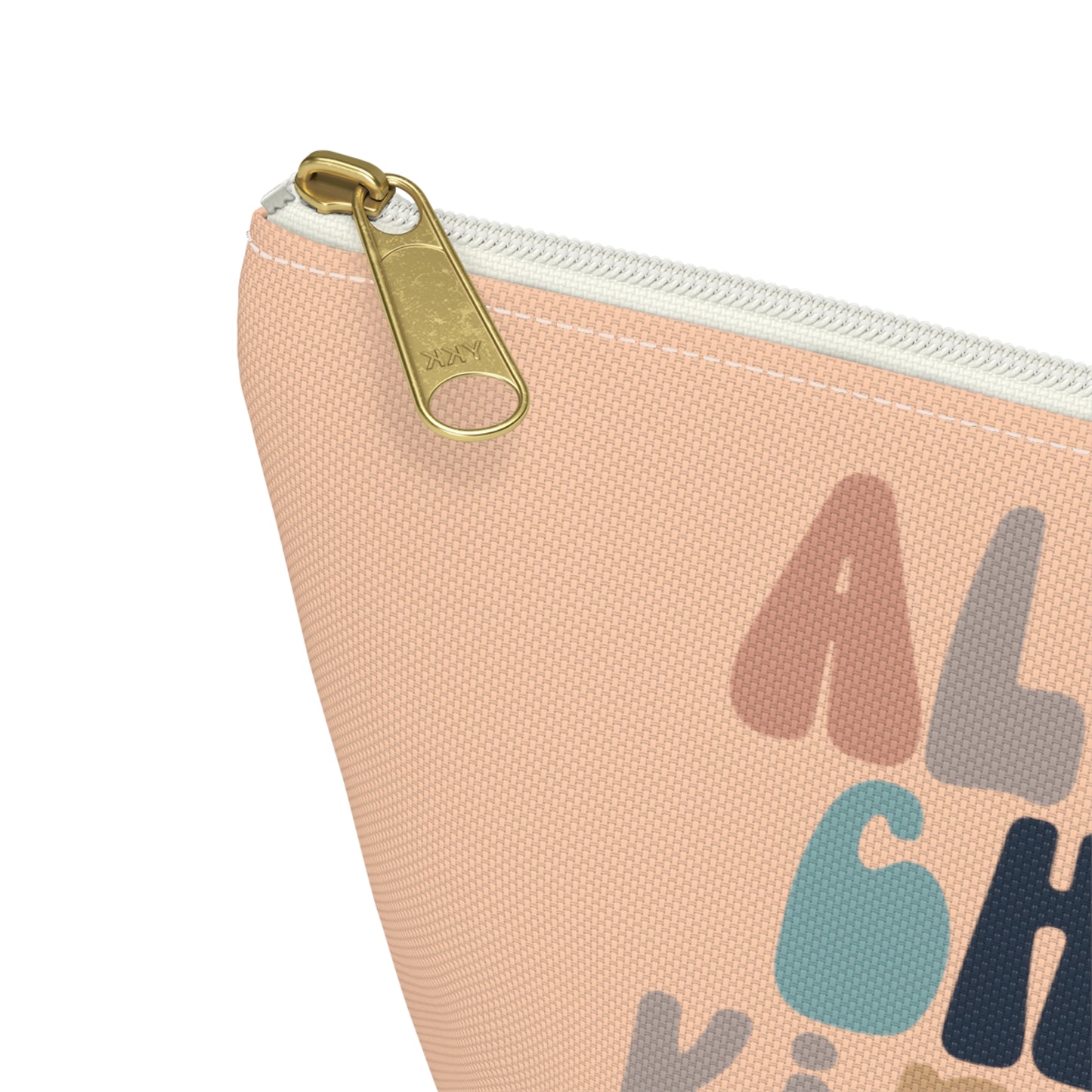 Always Choose Kindness Print Design Accessory Pouch w T-bottom