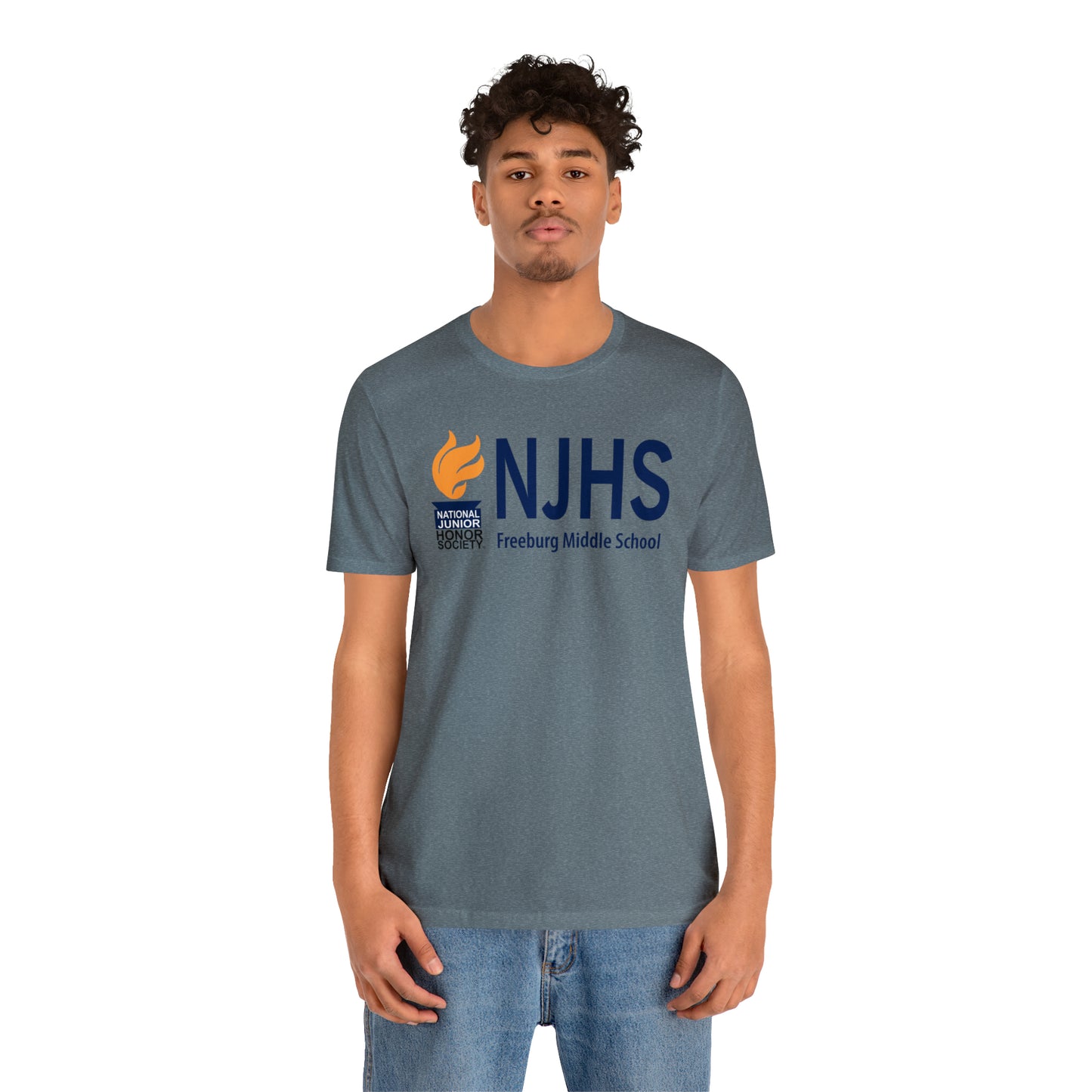 Freeburg Middle School Golden Torch NJHS Bella Jersey Short Sleeve Tee (Unisex)