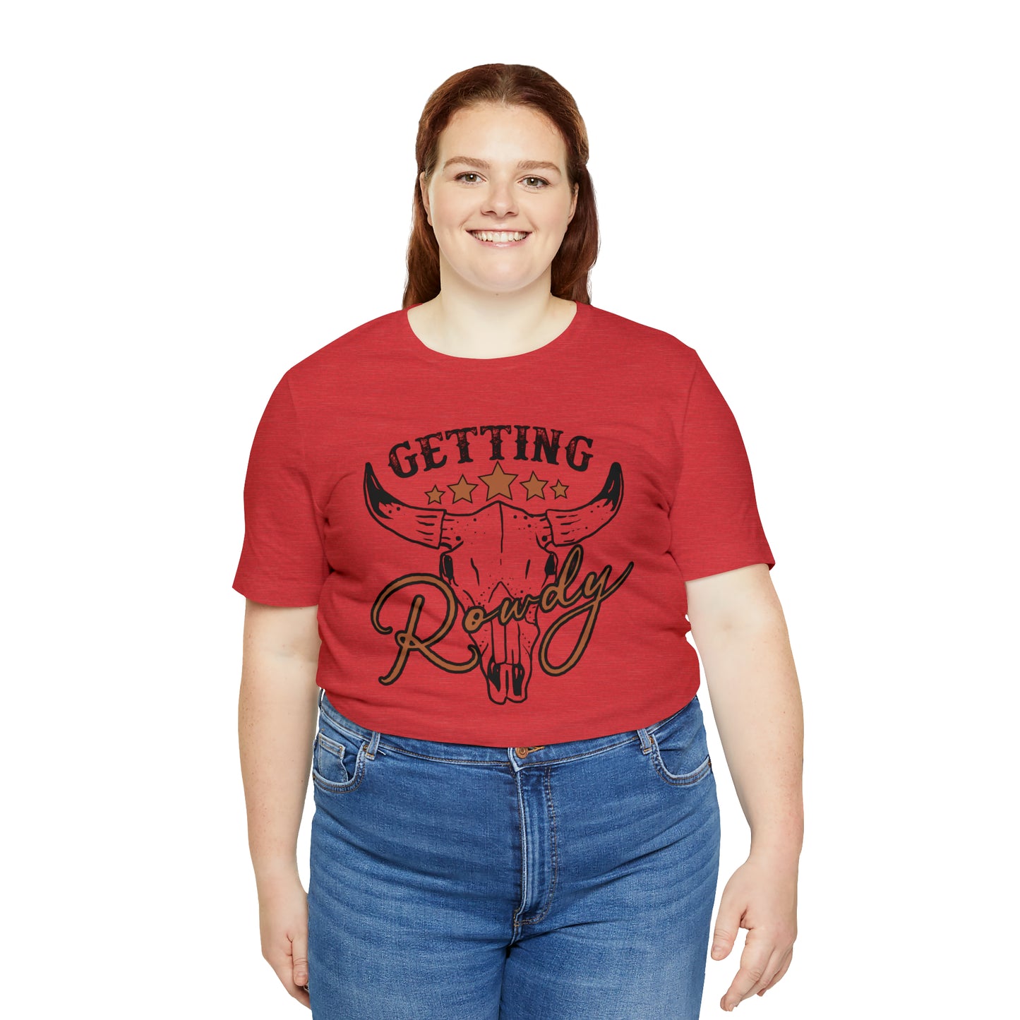 Vintage Getting Rowdy Party/ Bridesmaid/ Groomsman T-Shirt - Black Ink