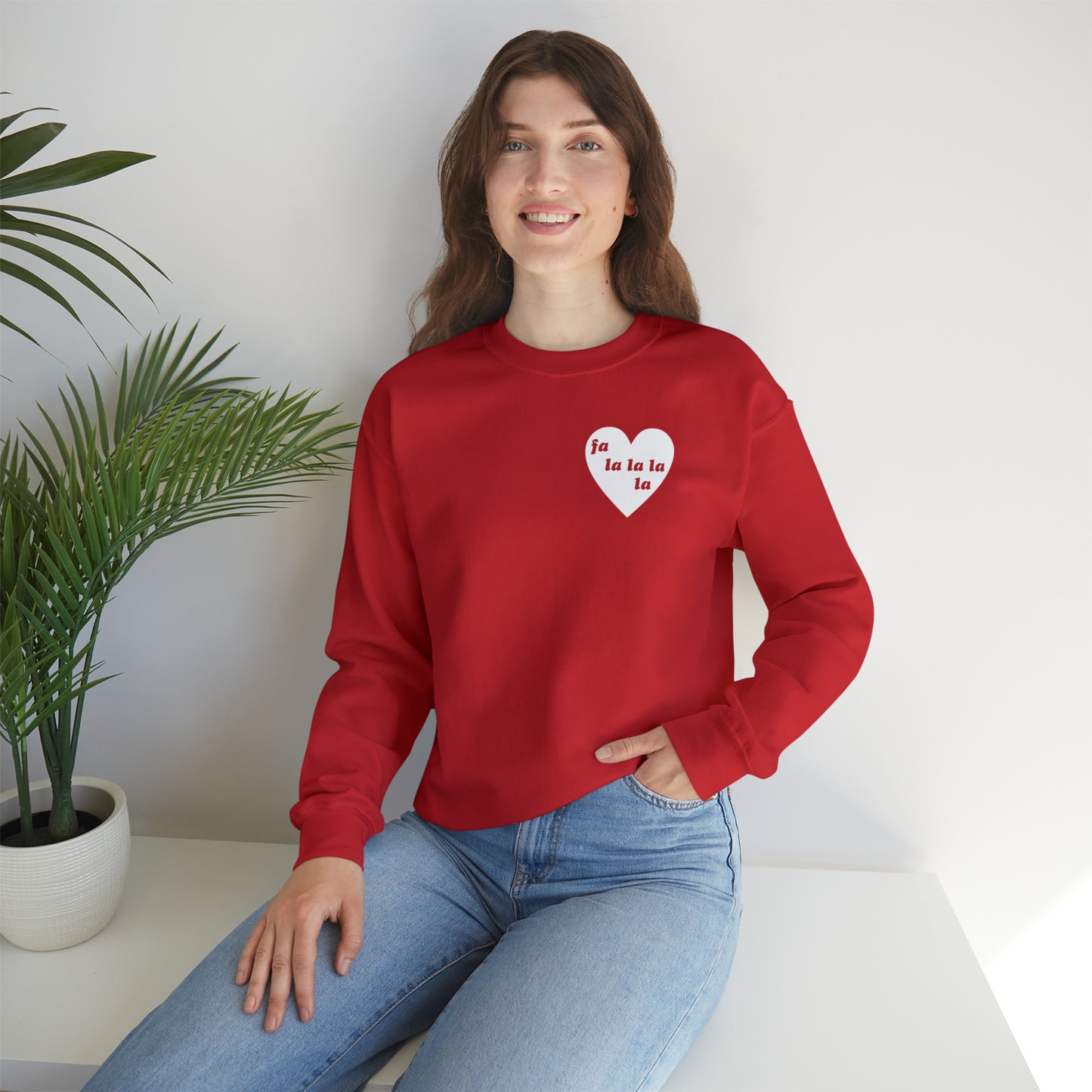 Vintage 'Tis the Season to Be Jolly Heavyweight Crewneck Sweatshirt